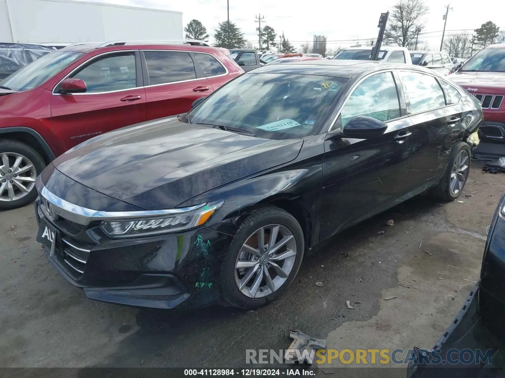 2 Photograph of a damaged car 1HGCV1F17MA066244 HONDA ACCORD 2021