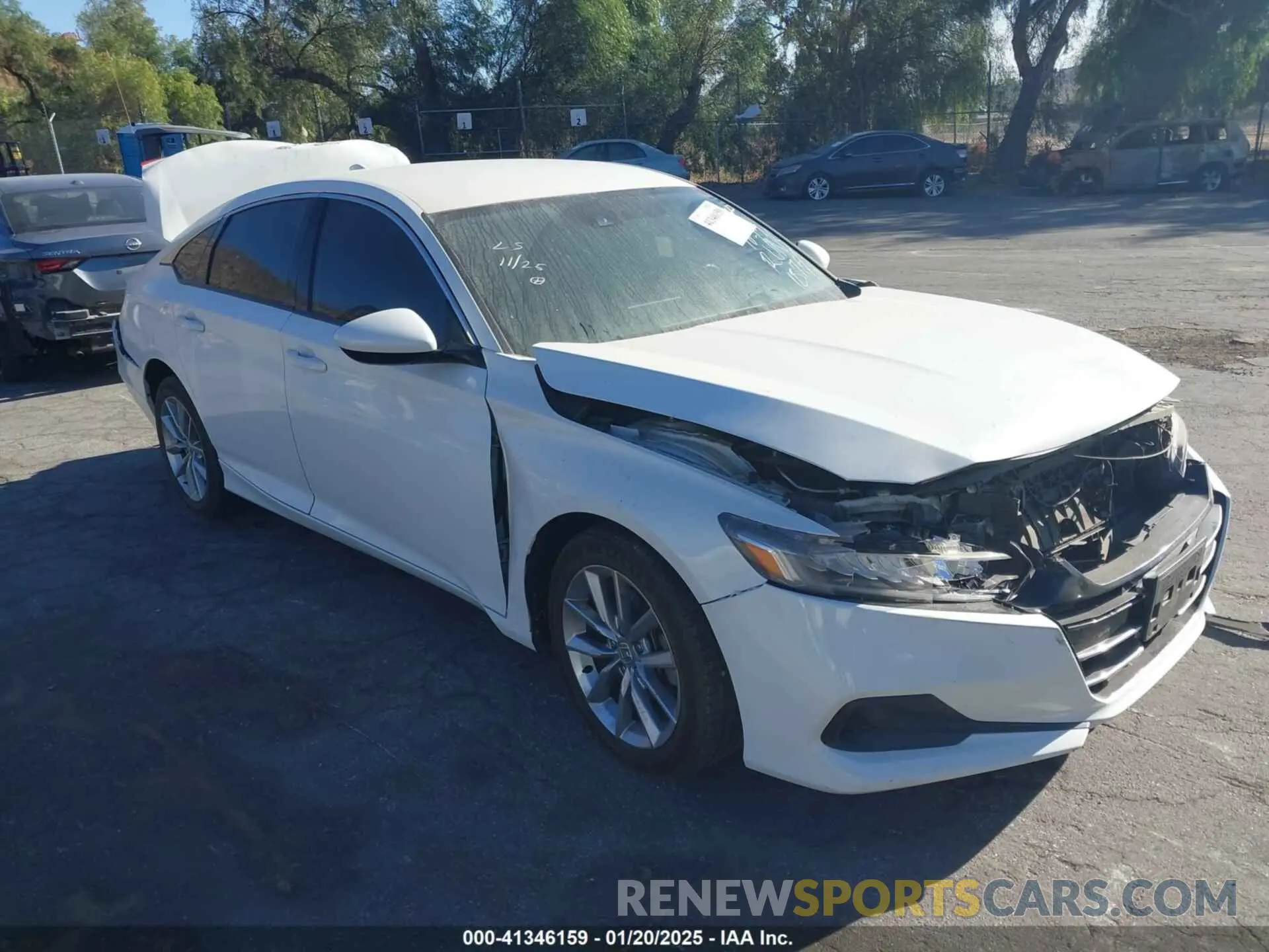 1 Photograph of a damaged car 1HGCV1F18MA031874 HONDA ACCORD 2021