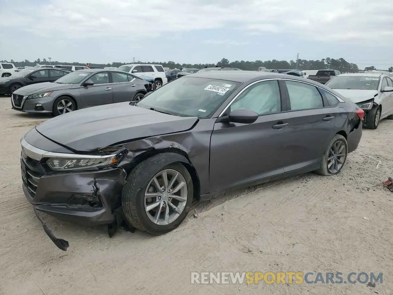 1 Photograph of a damaged car 1HGCV1F19MA057741 HONDA ACCORD 2021