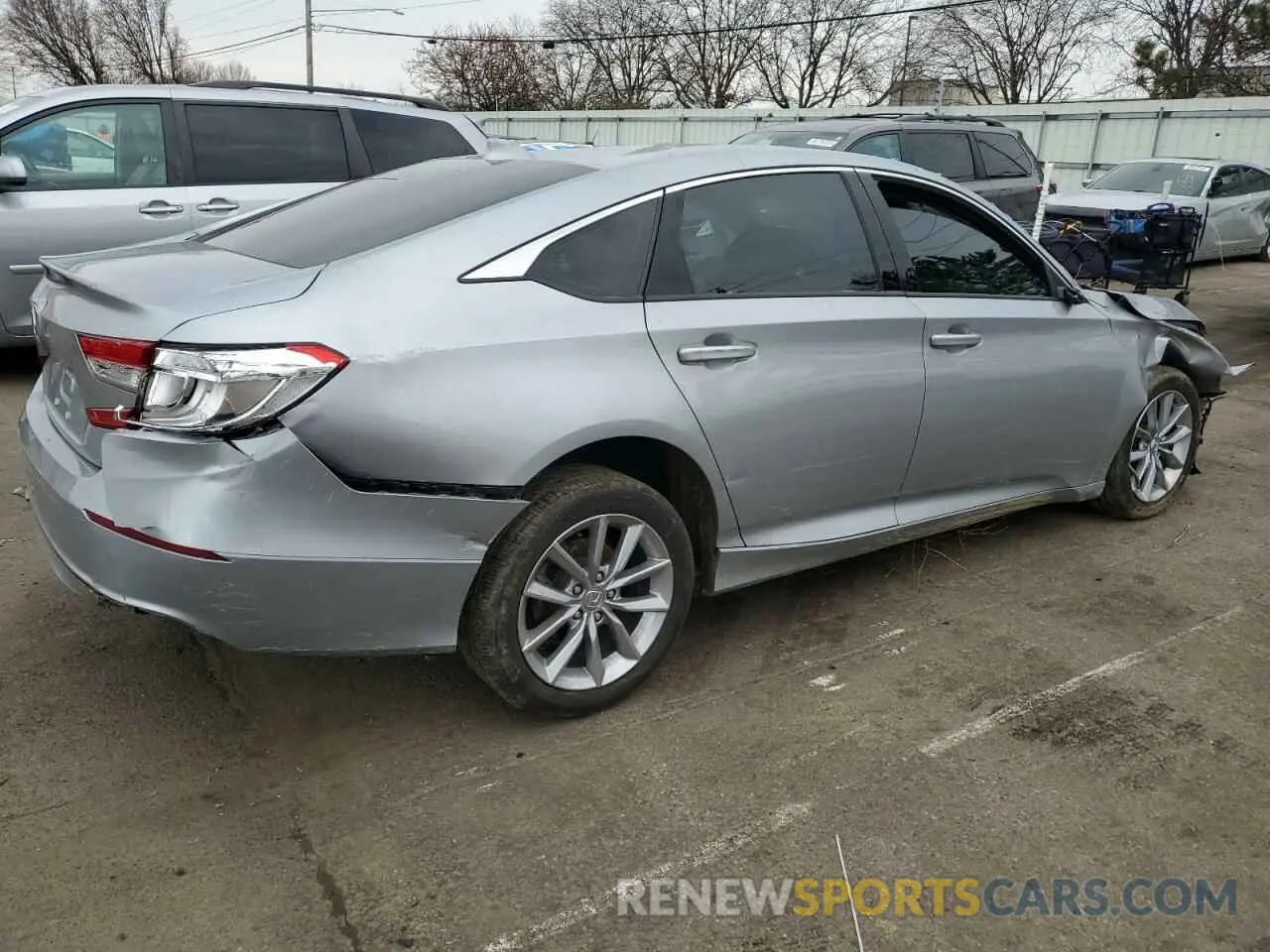 3 Photograph of a damaged car 1HGCV1F19MA061515 HONDA ACCORD 2021
