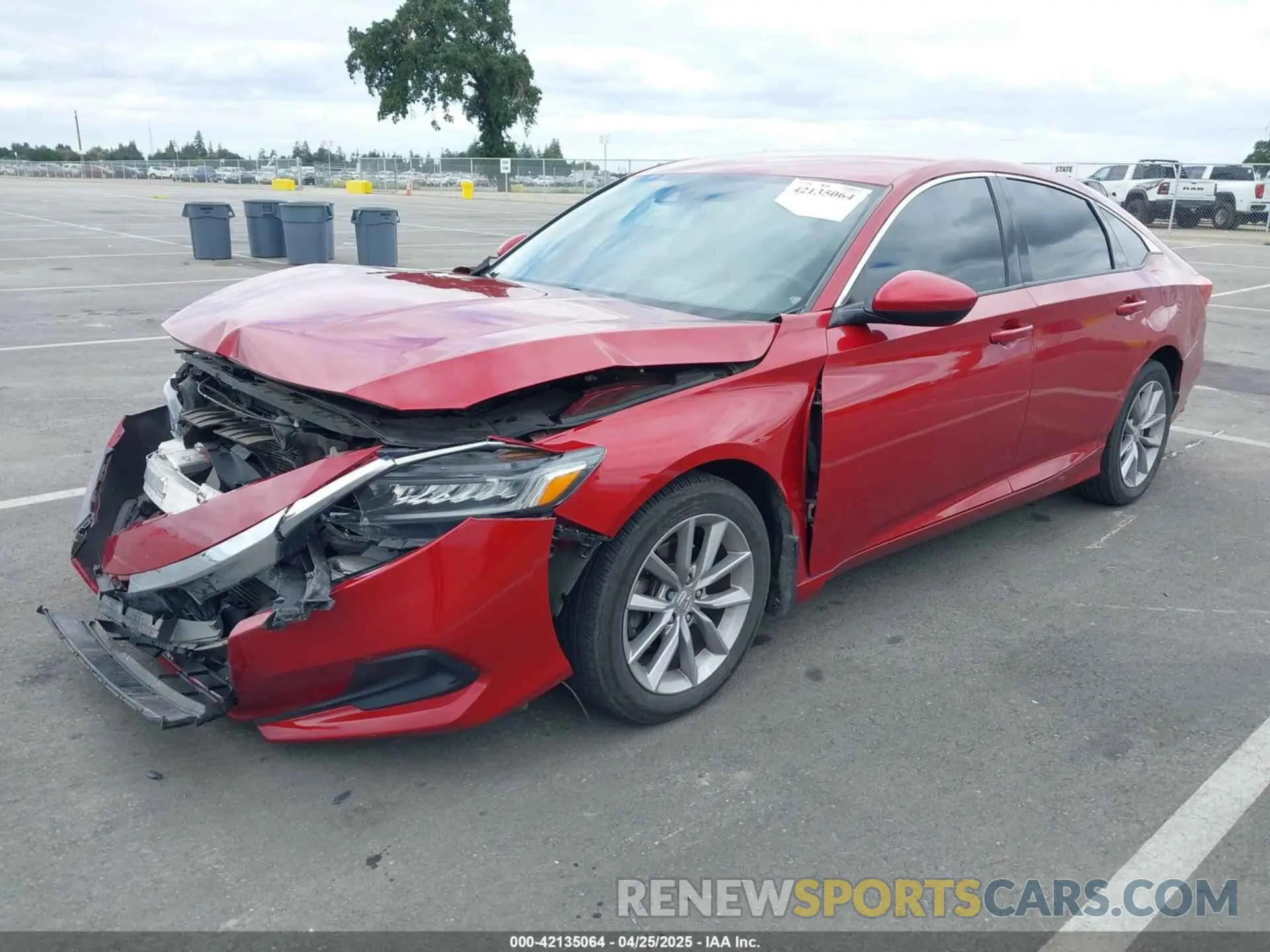 2 Photograph of a damaged car 1HGCV1F19MA076063 HONDA ACCORD 2021