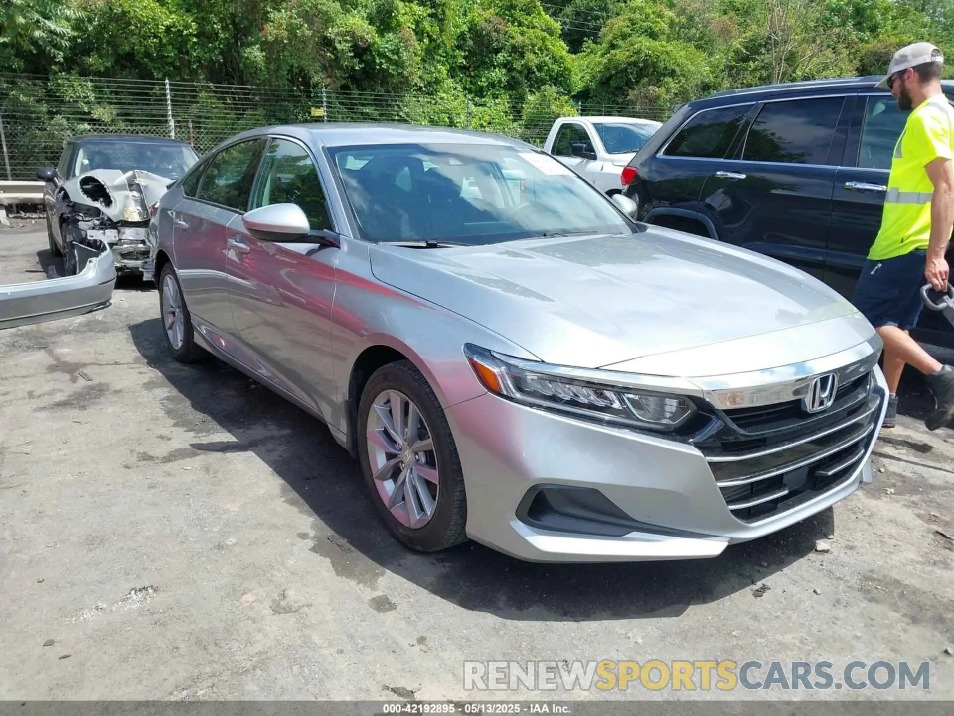 1 Photograph of a damaged car 1HGCV1F19MA103178 HONDA ACCORD 2021