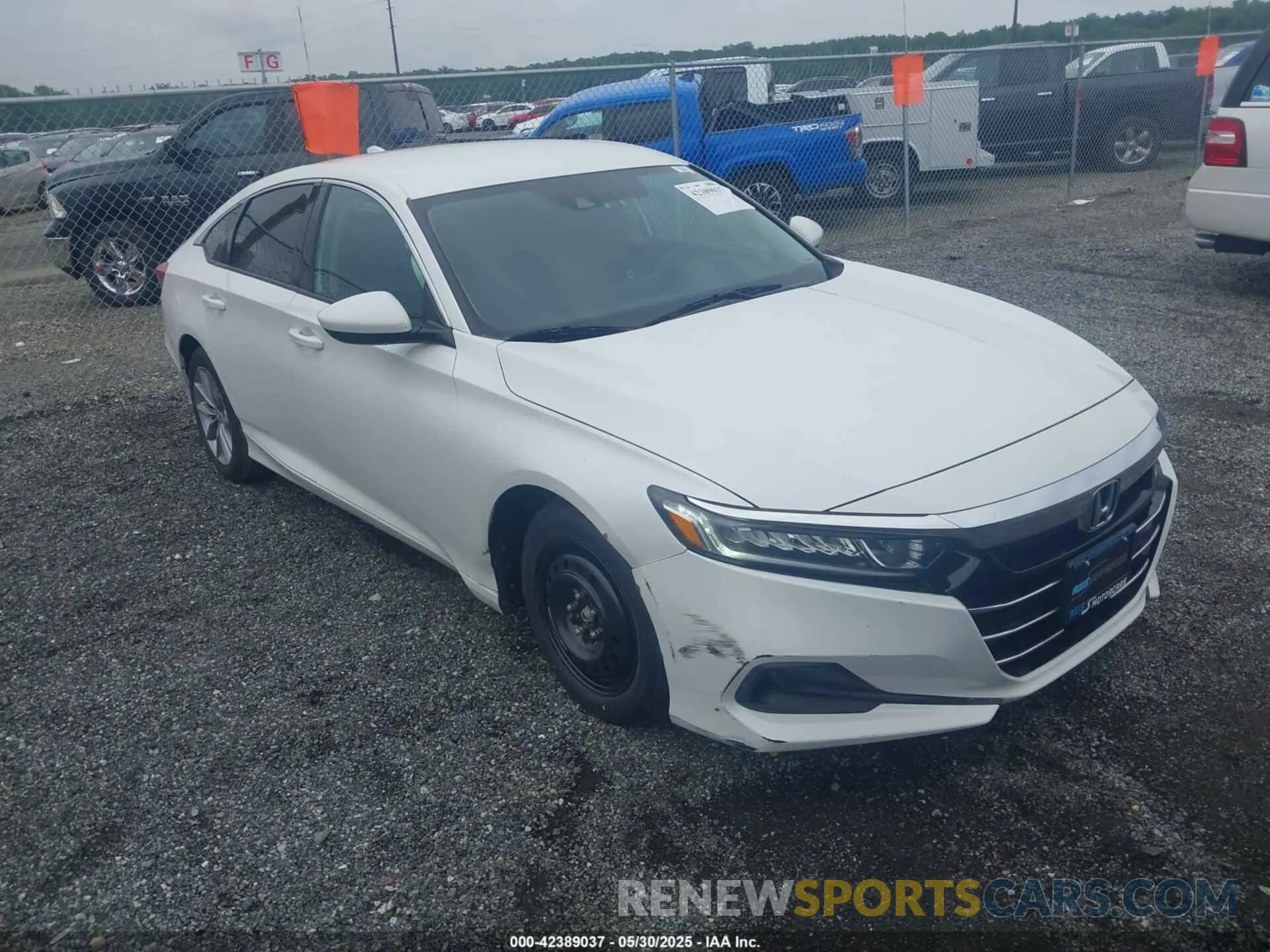 1 Photograph of a damaged car 1HGCV1F19MA118201 HONDA ACCORD 2021