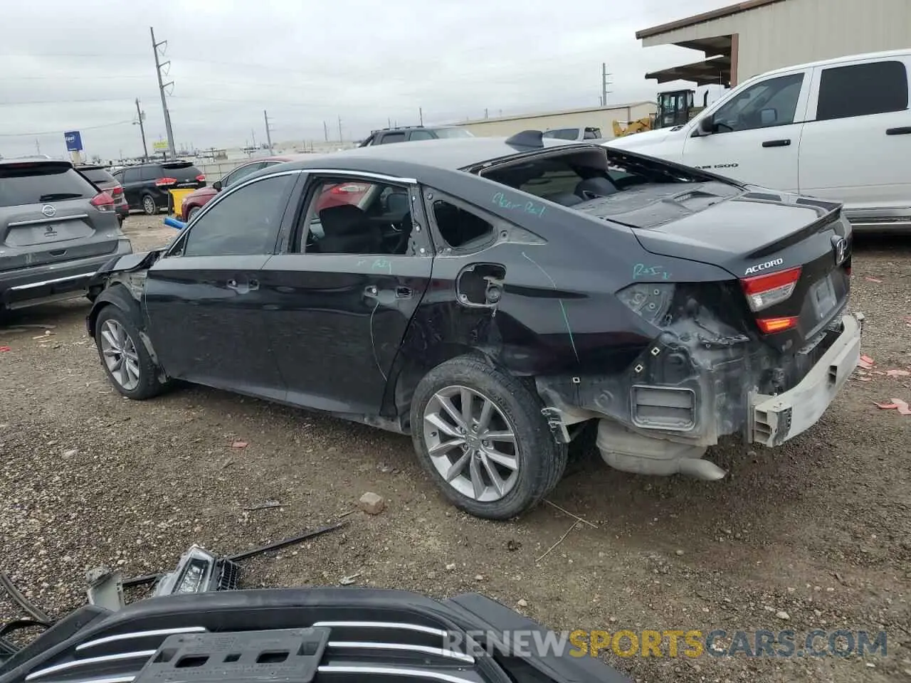 2 Photograph of a damaged car 1HGCV1F1XMA013134 HONDA ACCORD 2021