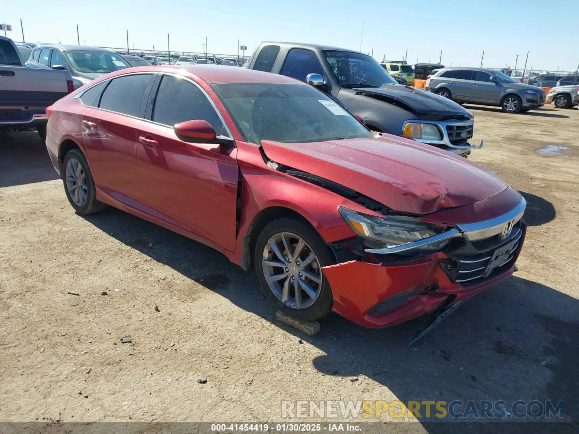 1 Photograph of a damaged car 1HGCV1F1XMA020830 HONDA ACCORD 2021