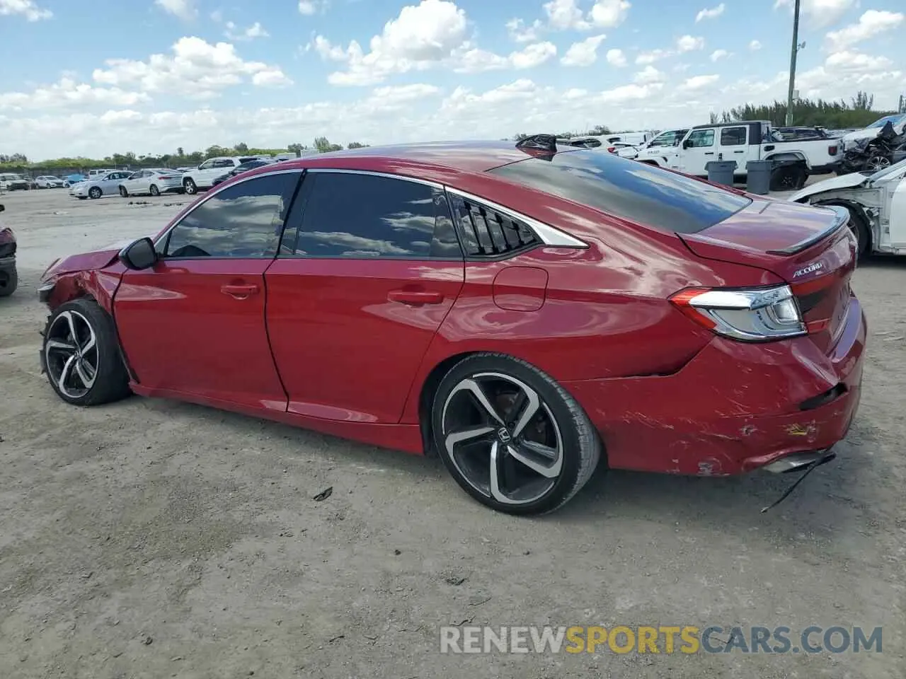 2 Photograph of a damaged car 1HGCV1F30MA054549 HONDA ACCORD 2021