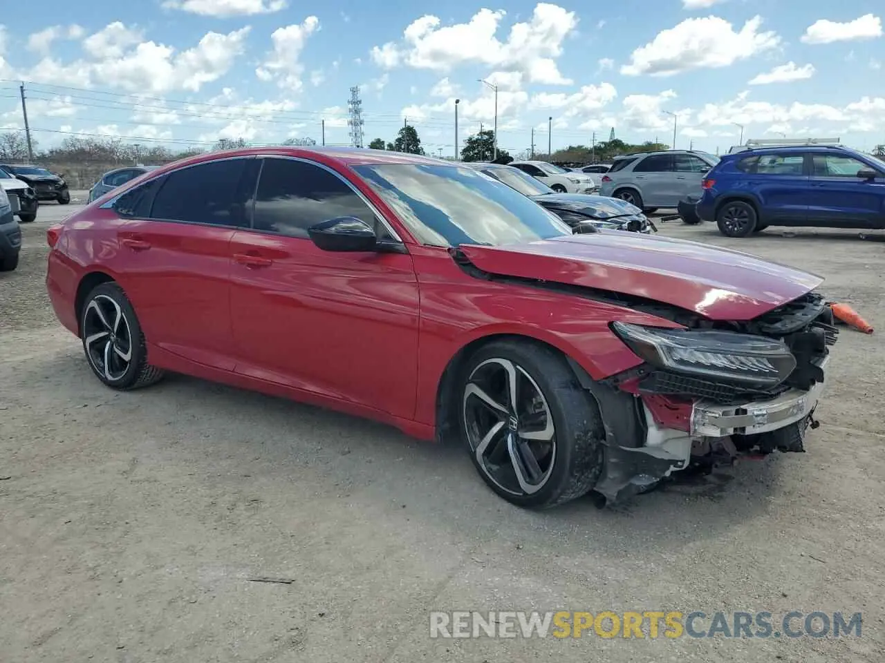 4 Photograph of a damaged car 1HGCV1F30MA054549 HONDA ACCORD 2021