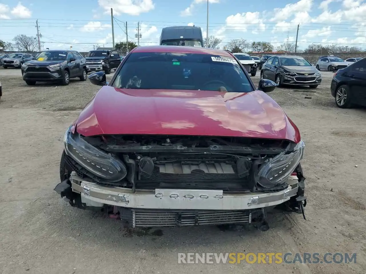 5 Photograph of a damaged car 1HGCV1F30MA054549 HONDA ACCORD 2021