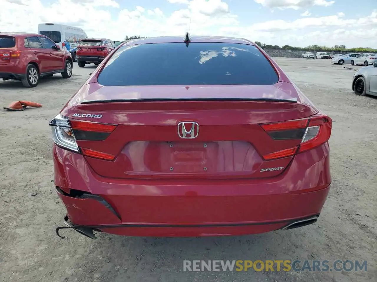 6 Photograph of a damaged car 1HGCV1F30MA054549 HONDA ACCORD 2021