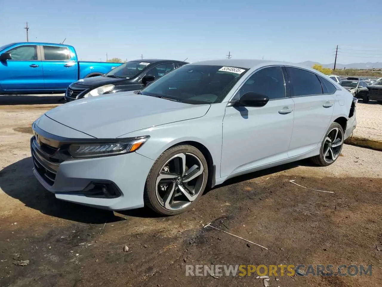 1 Photograph of a damaged car 1HGCV1F30MA068743 HONDA ACCORD 2021
