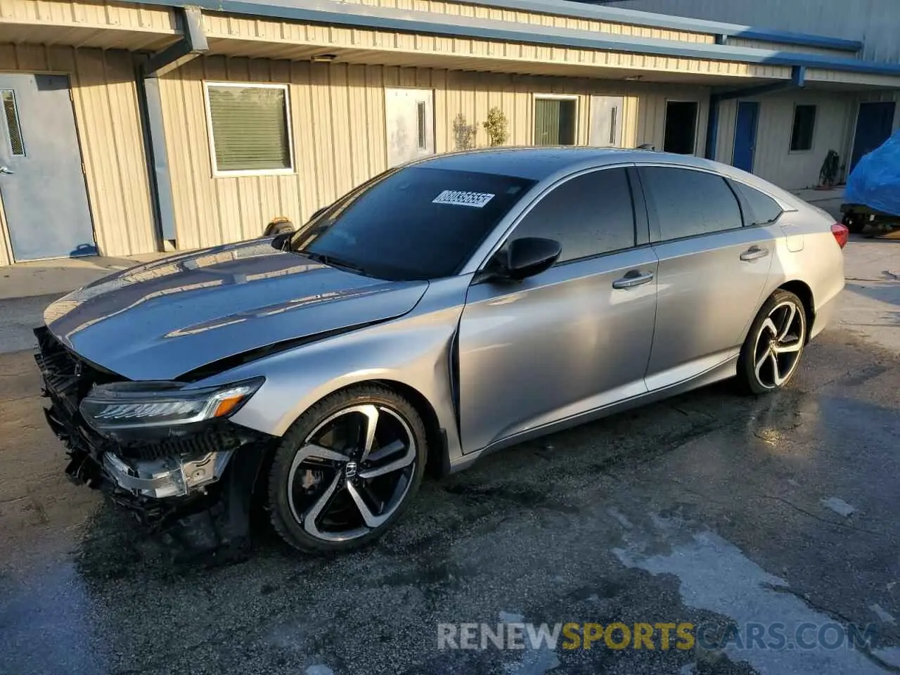 1 Photograph of a damaged car 1HGCV1F30MA070024 HONDA ACCORD 2021