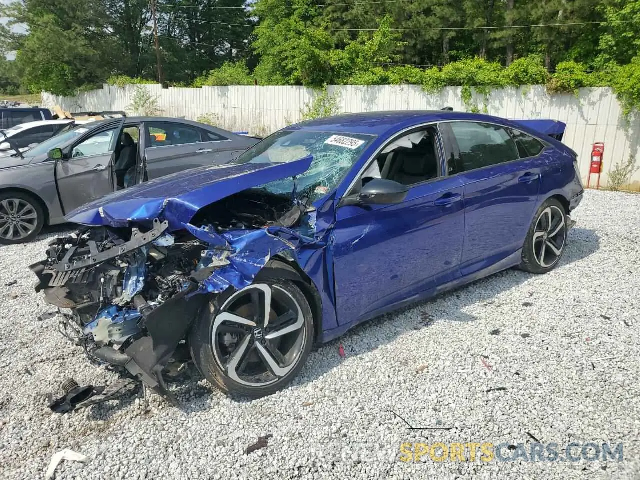1 Photograph of a damaged car 1HGCV1F30MA075224 HONDA ACCORD 2021