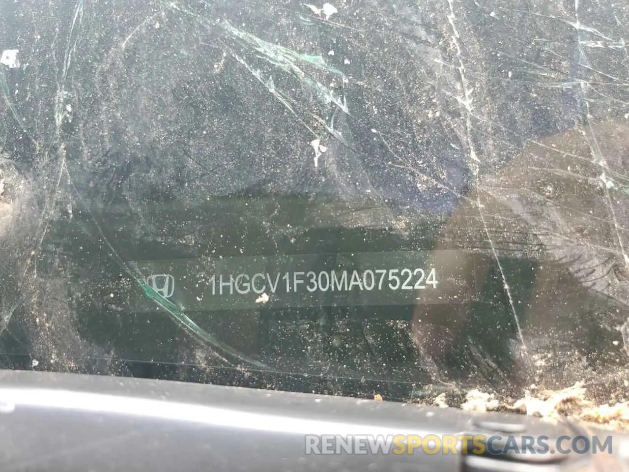 12 Photograph of a damaged car 1HGCV1F30MA075224 HONDA ACCORD 2021