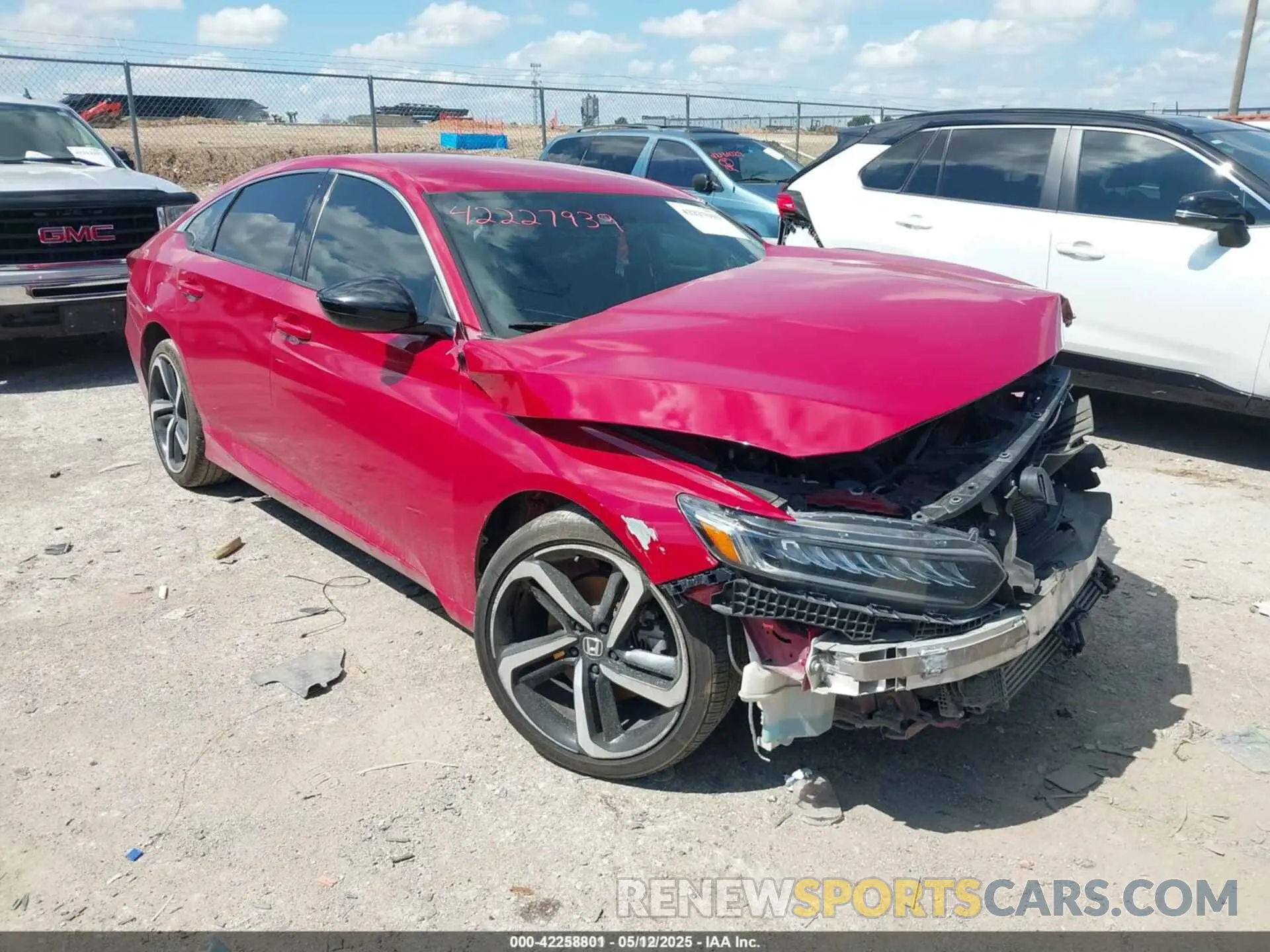 1 Photograph of a damaged car 1HGCV1F30MA082089 HONDA ACCORD 2021