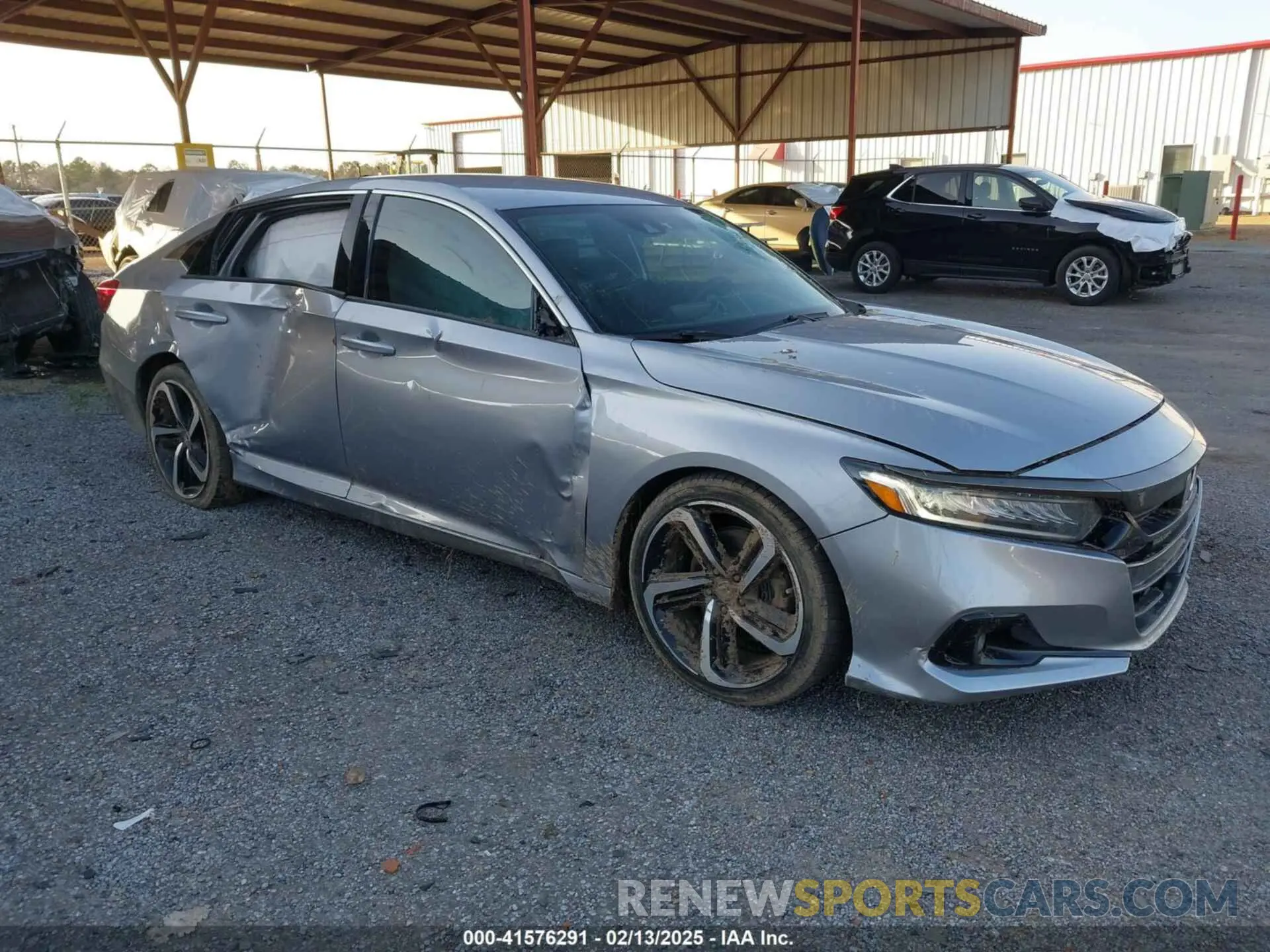 1 Photograph of a damaged car 1HGCV1F30MA097644 HONDA ACCORD 2021