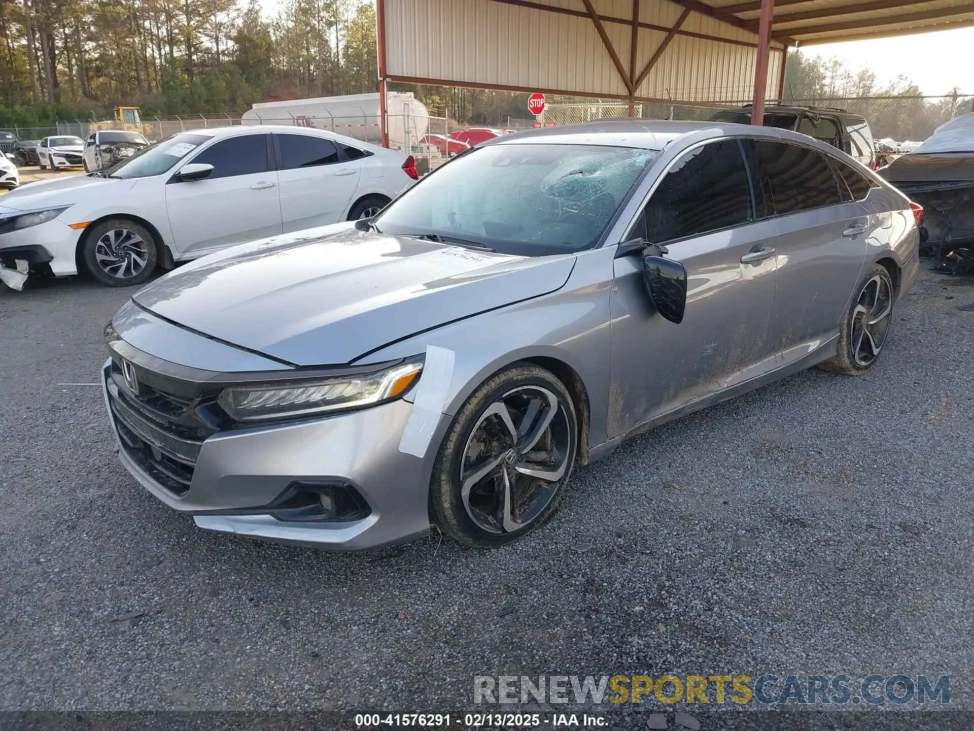2 Photograph of a damaged car 1HGCV1F30MA097644 HONDA ACCORD 2021