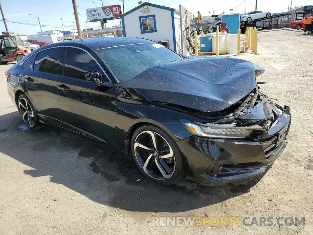 4 Photograph of a damaged car 1HGCV1F30MA098986 HONDA ACCORD 2021