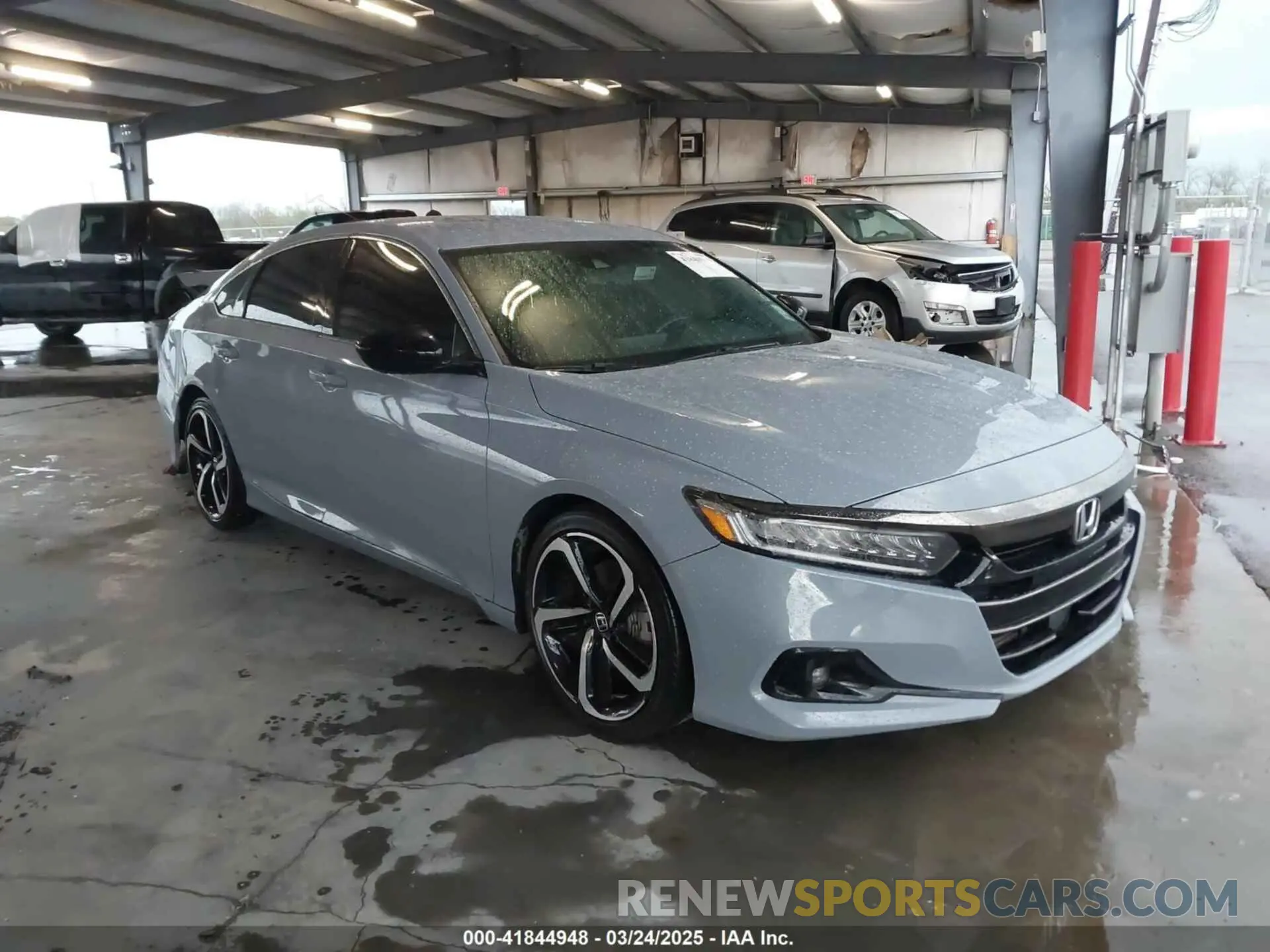 1 Photograph of a damaged car 1HGCV1F30MA114040 HONDA ACCORD 2021