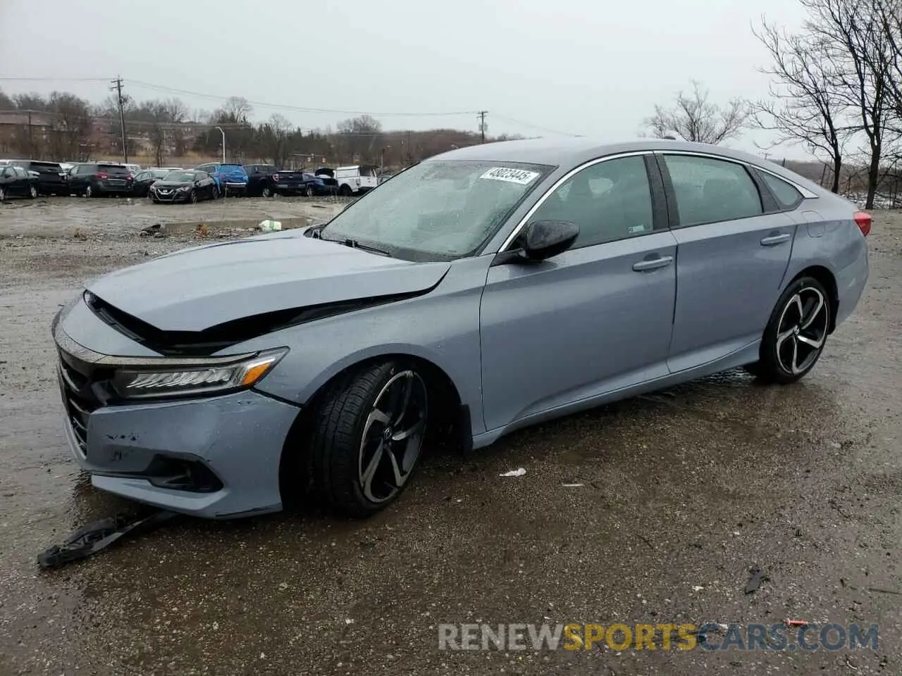 1 Photograph of a damaged car 1HGCV1F31MA015355 HONDA ACCORD 2021