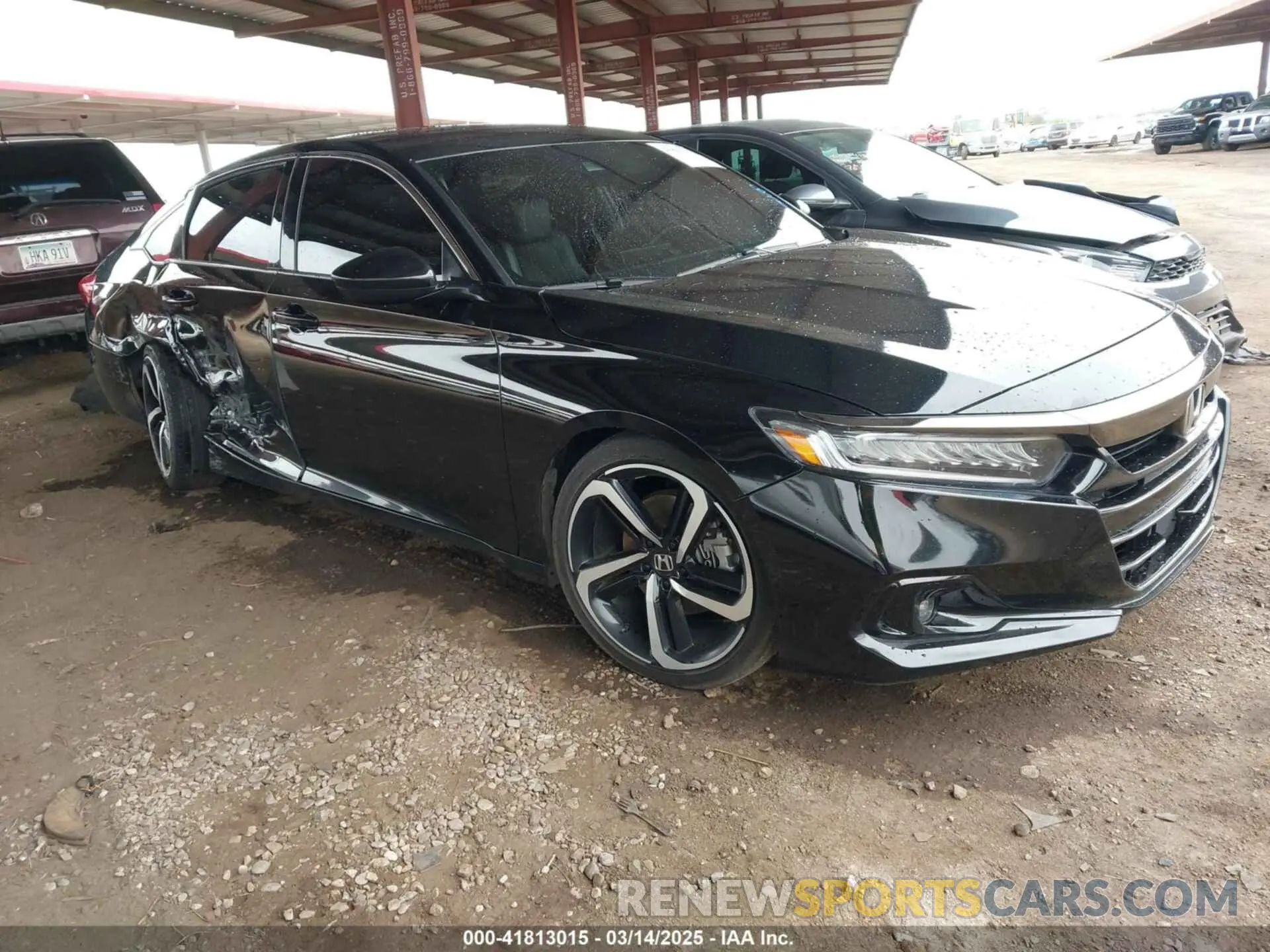 1 Photograph of a damaged car 1HGCV1F31MA066404 HONDA ACCORD 2021