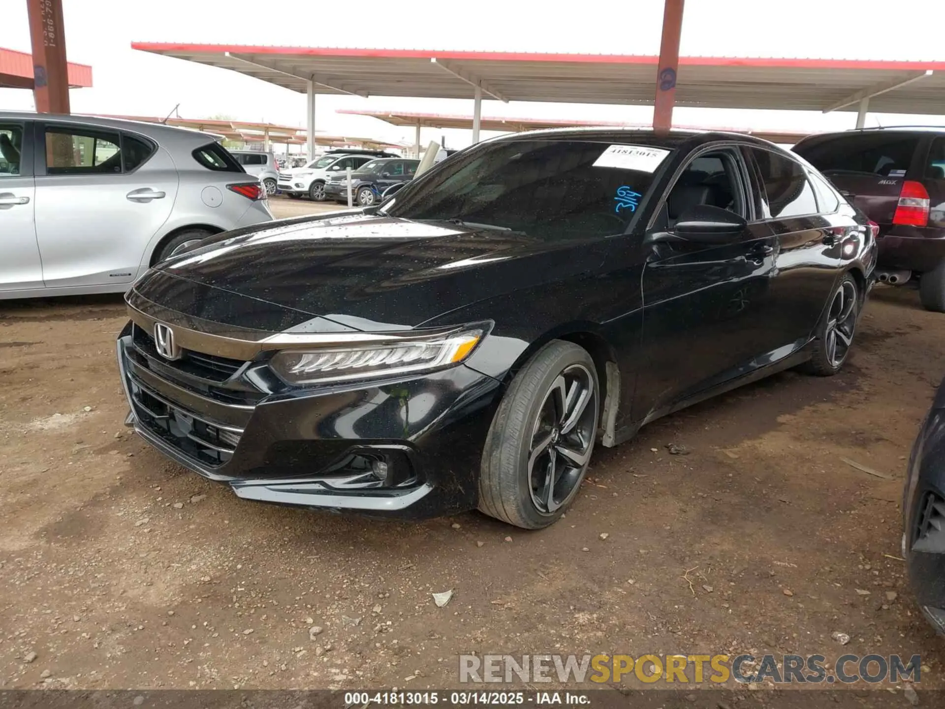 2 Photograph of a damaged car 1HGCV1F31MA066404 HONDA ACCORD 2021