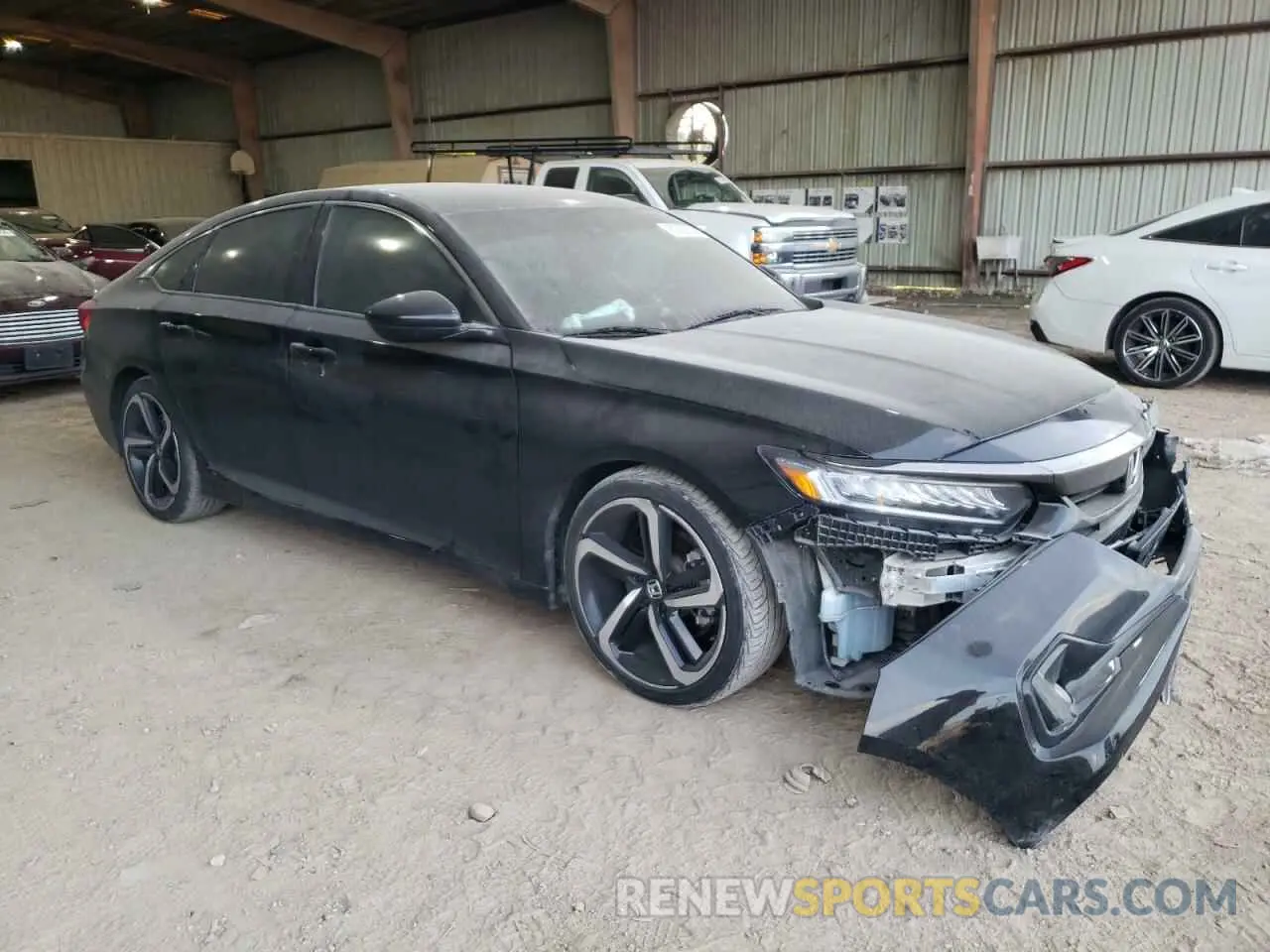 4 Photograph of a damaged car 1HGCV1F31MA070727 HONDA ACCORD 2021
