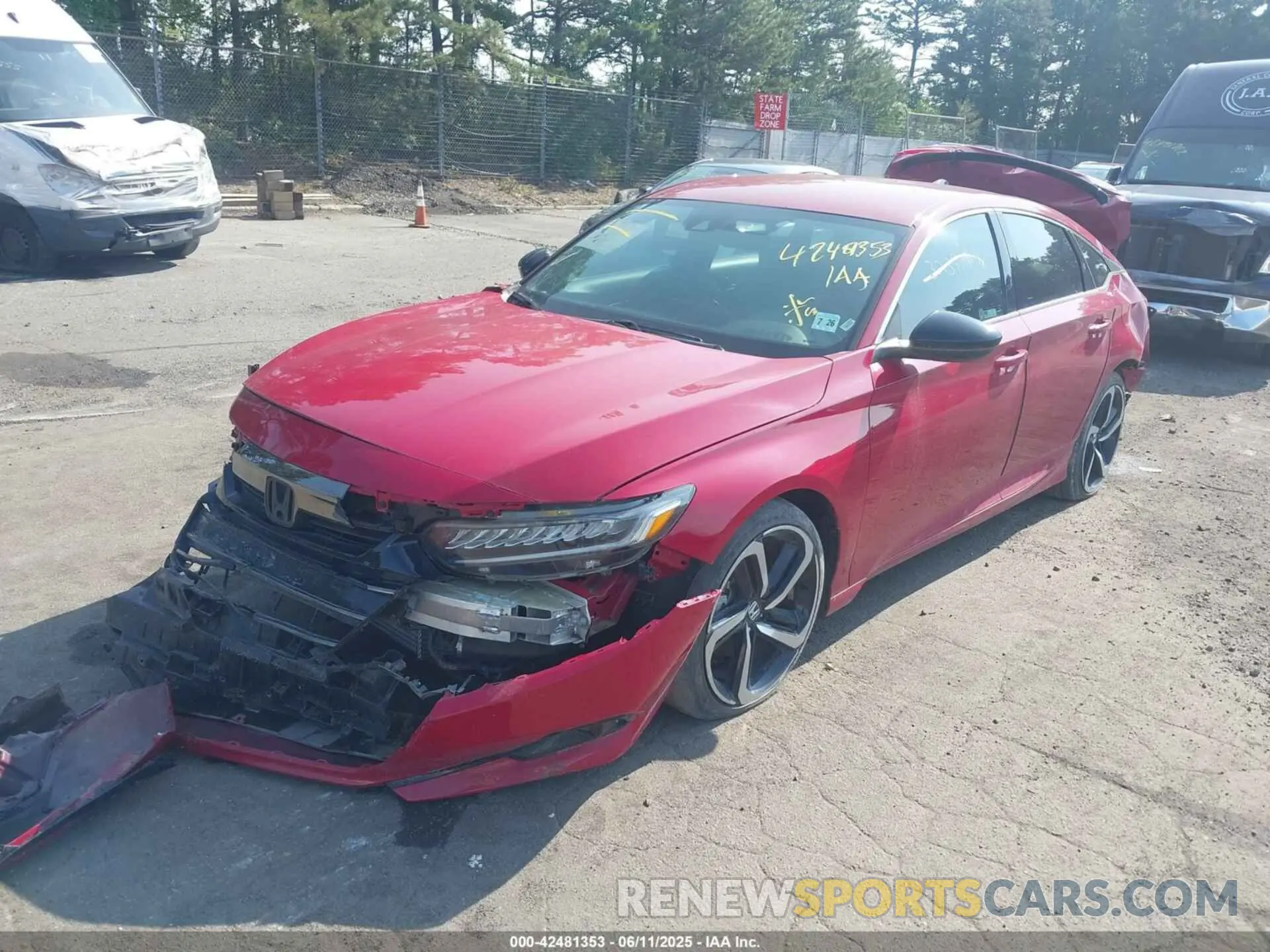 2 Photograph of a damaged car 1HGCV1F31MA080707 HONDA ACCORD 2021