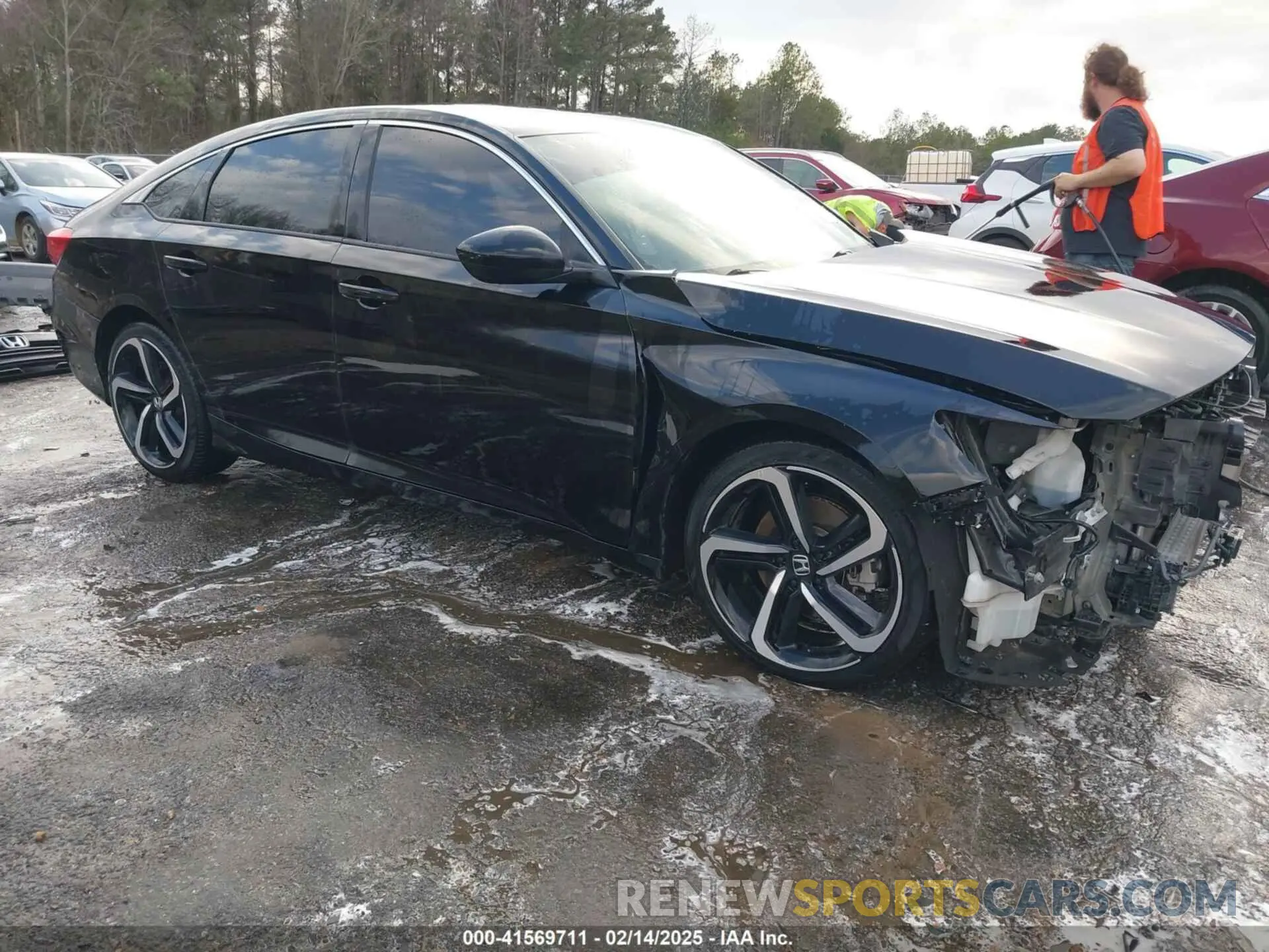 1 Photograph of a damaged car 1HGCV1F31MA097314 HONDA ACCORD 2021
