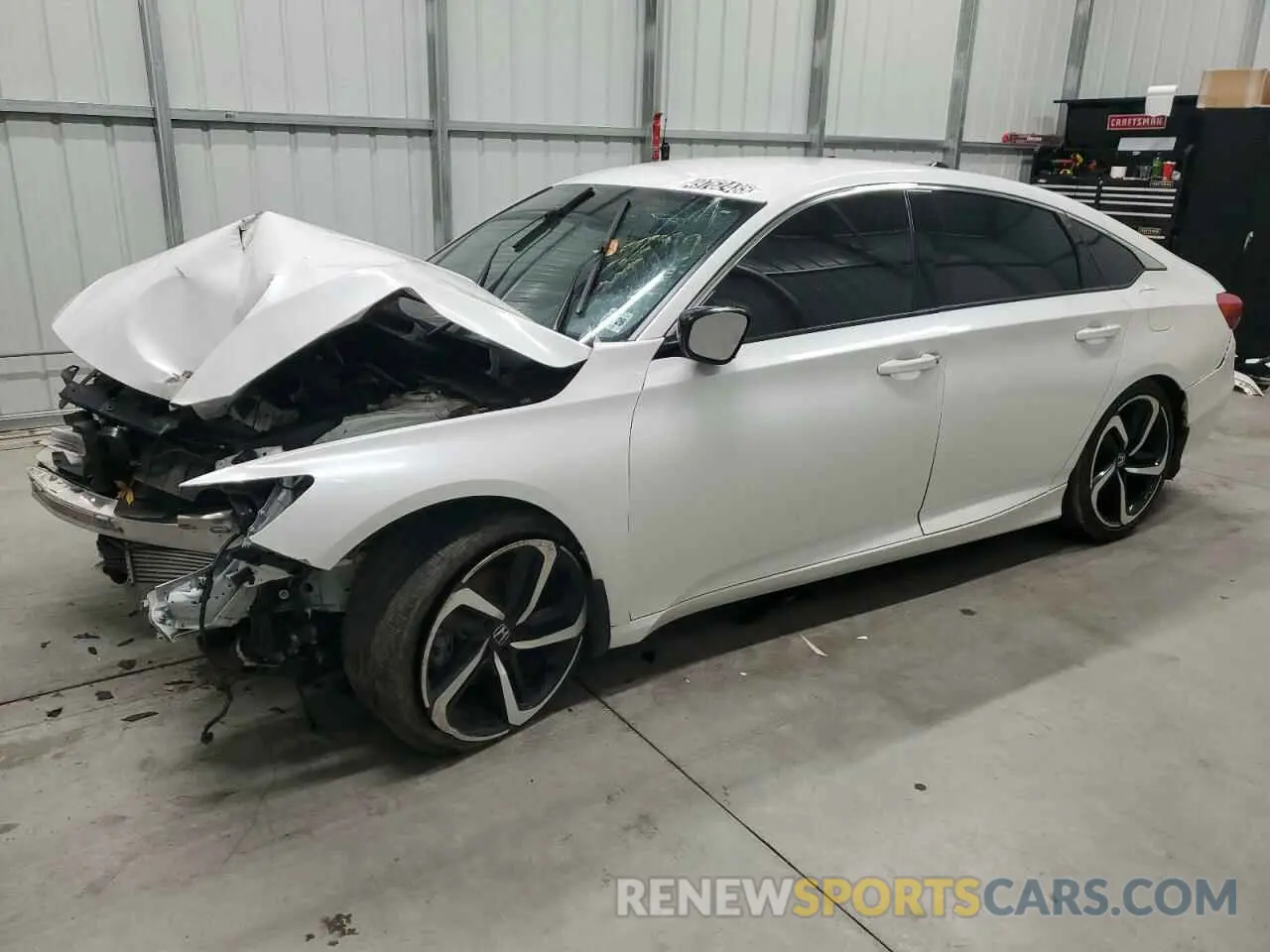 1 Photograph of a damaged car 1HGCV1F31MA097801 HONDA ACCORD 2021