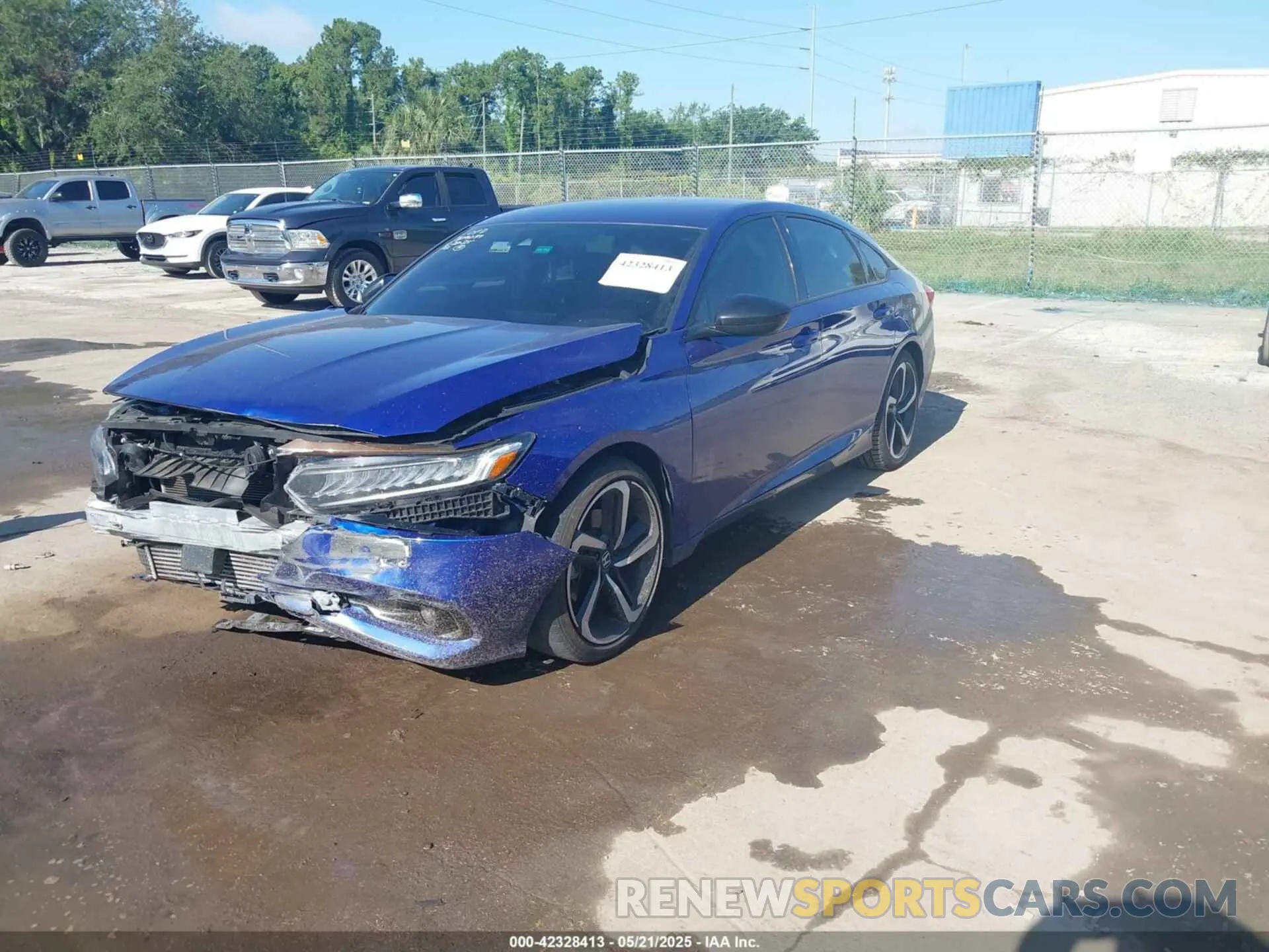 2 Photograph of a damaged car 1HGCV1F32MA051295 HONDA ACCORD 2021