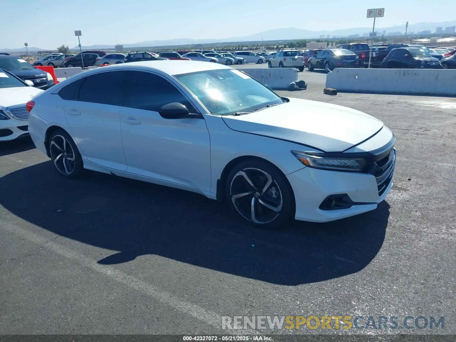 1 Photograph of a damaged car 1HGCV1F32MA055802 HONDA ACCORD 2021