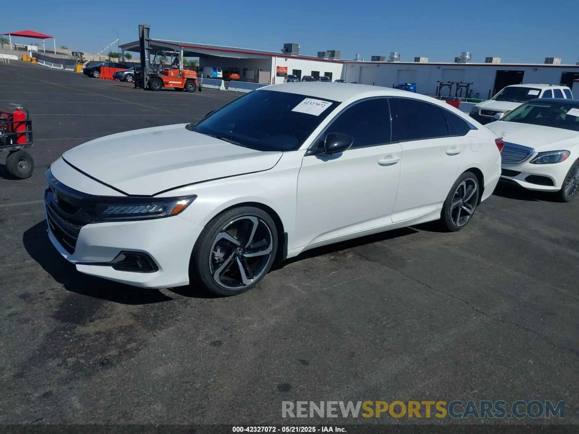 2 Photograph of a damaged car 1HGCV1F32MA055802 HONDA ACCORD 2021