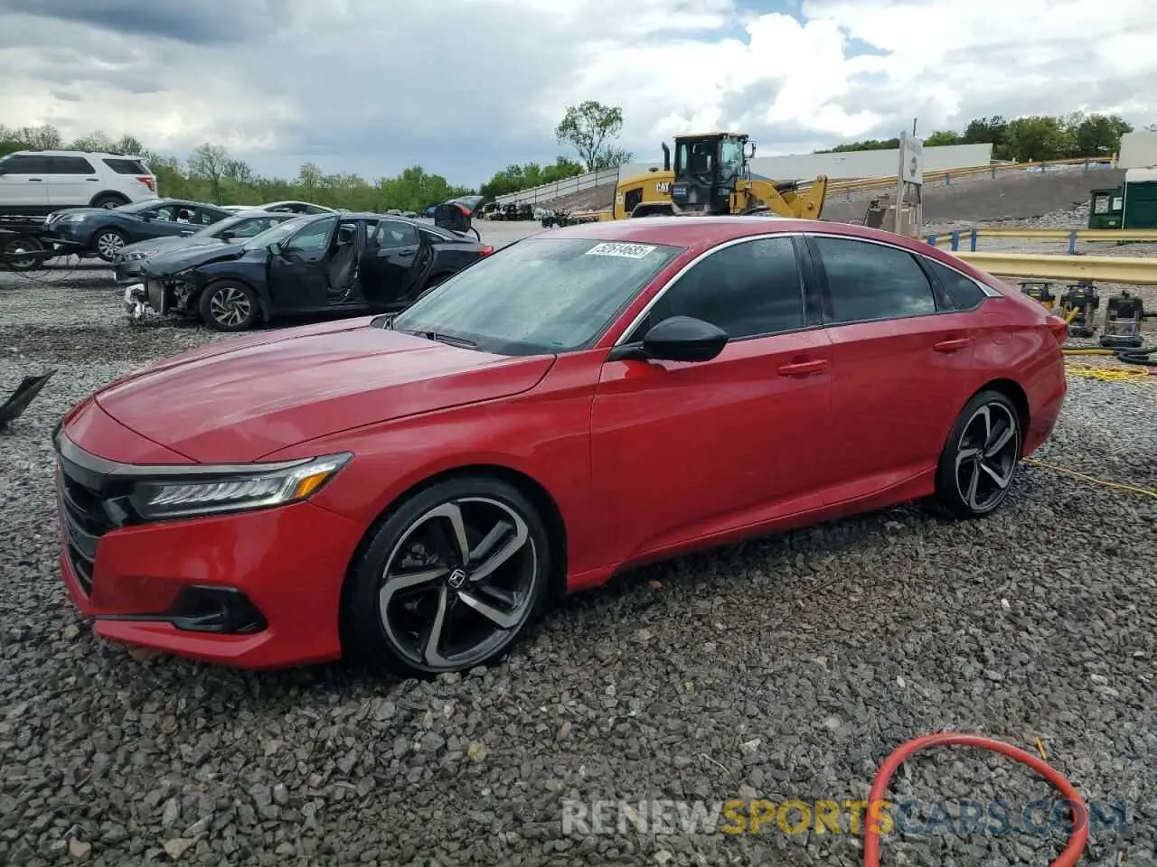1 Photograph of a damaged car 1HGCV1F32MA061342 HONDA ACCORD 2021