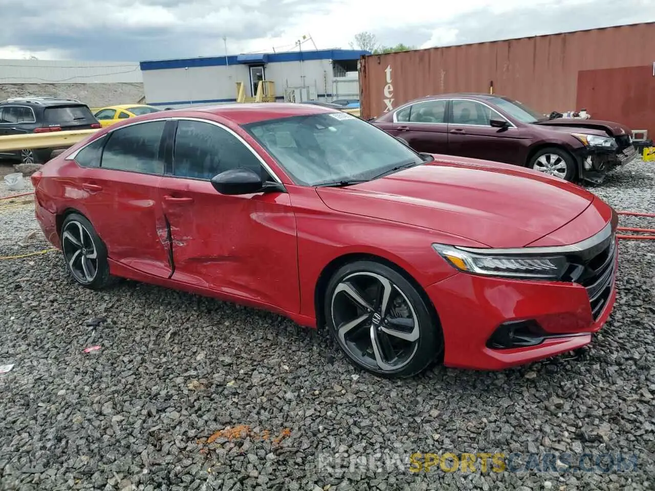 4 Photograph of a damaged car 1HGCV1F32MA061342 HONDA ACCORD 2021