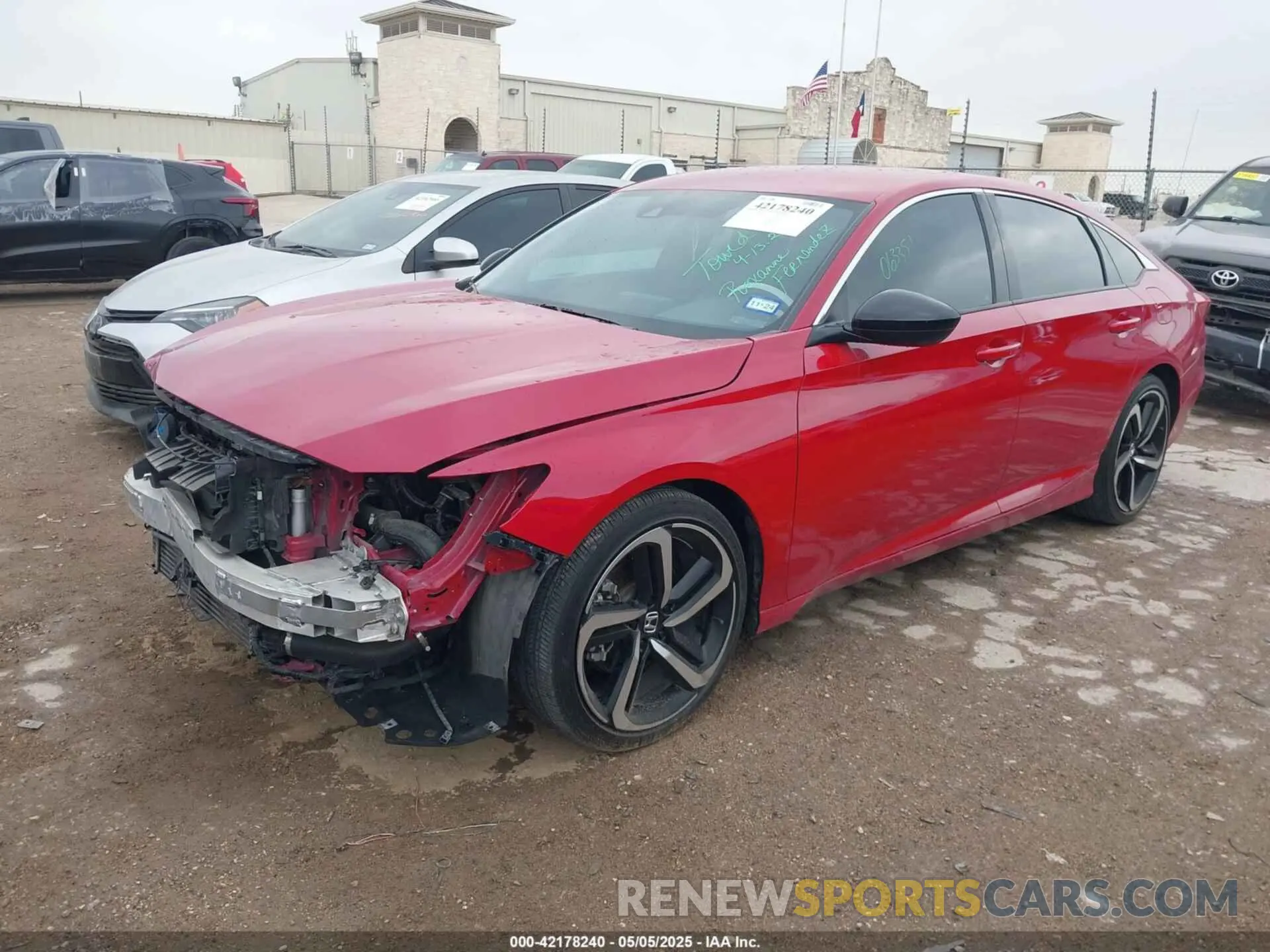 2 Photograph of a damaged car 1HGCV1F32MA063351 HONDA ACCORD 2021
