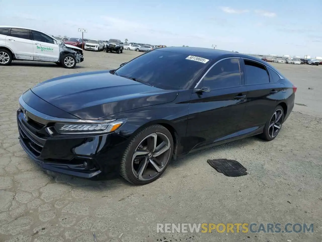 1 Photograph of a damaged car 1HGCV1F32MA063818 HONDA ACCORD 2021