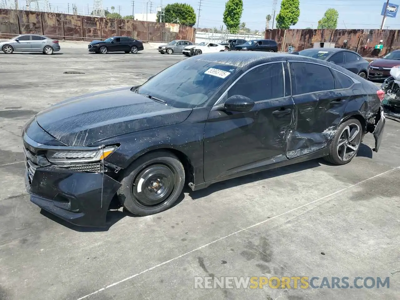 1 Photograph of a damaged car 1HGCV1F32MA075757 HONDA ACCORD 2021