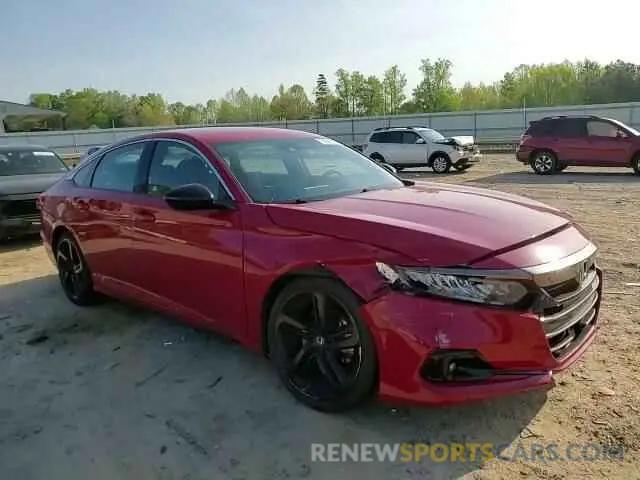 13 Photograph of a damaged car 1HGCV1F32MA080666 HONDA ACCORD 2021