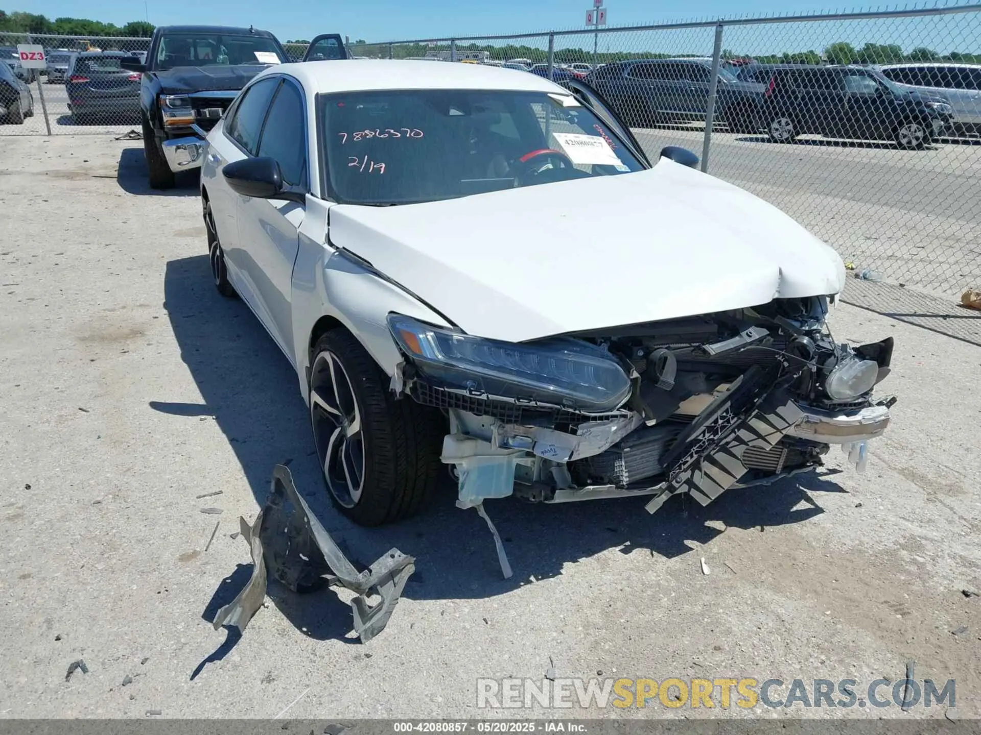 1 Photograph of a damaged car 1HGCV1F32MA097936 HONDA ACCORD 2021