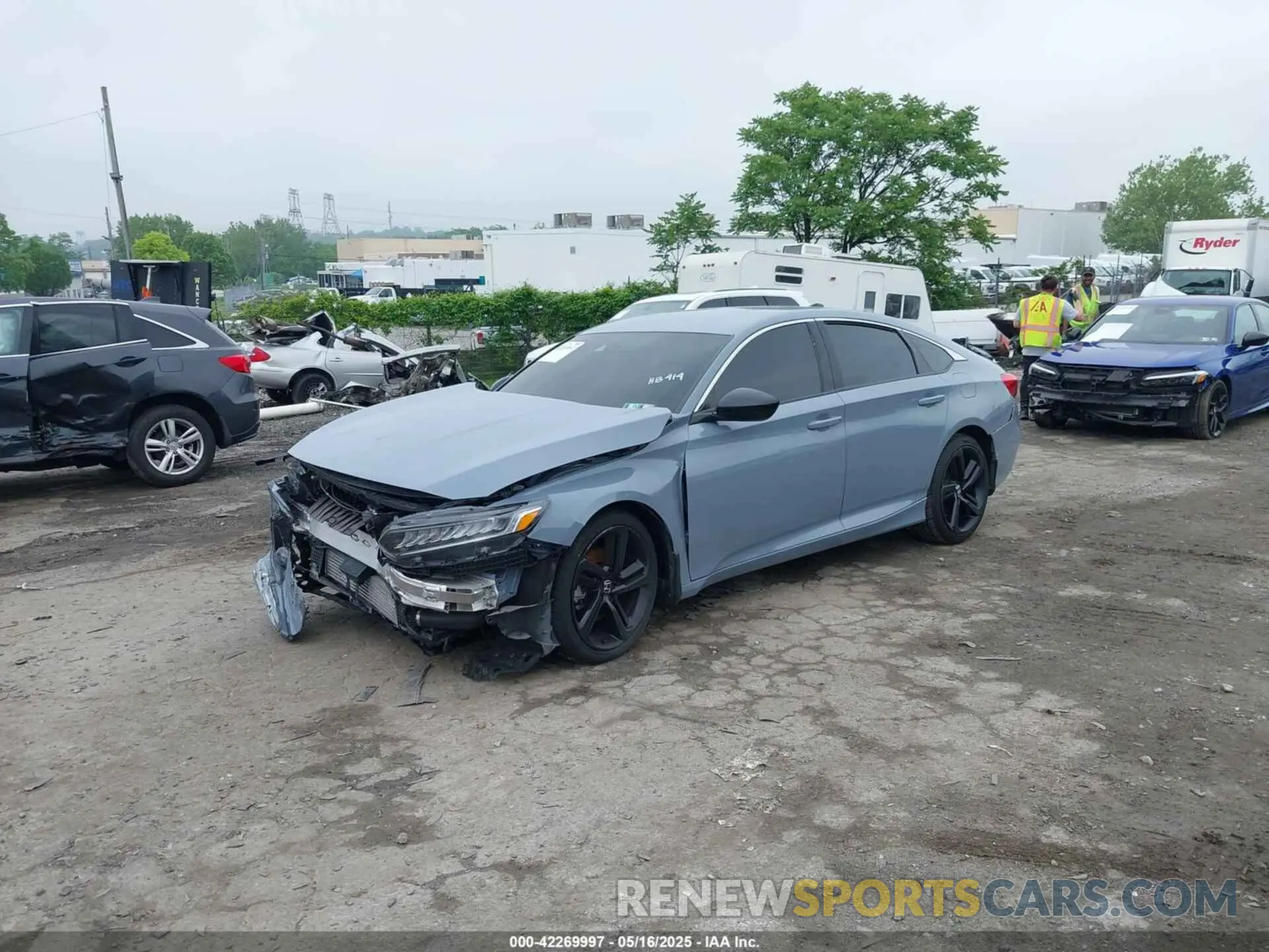 2 Photograph of a damaged car 1HGCV1F32MA100205 HONDA ACCORD 2021