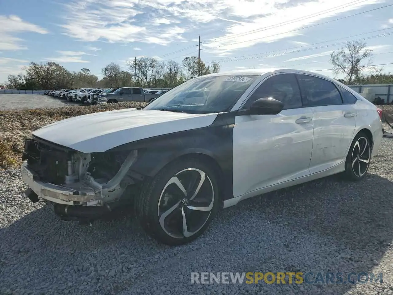 1 Photograph of a damaged car 1HGCV1F32MA105243 HONDA ACCORD 2021