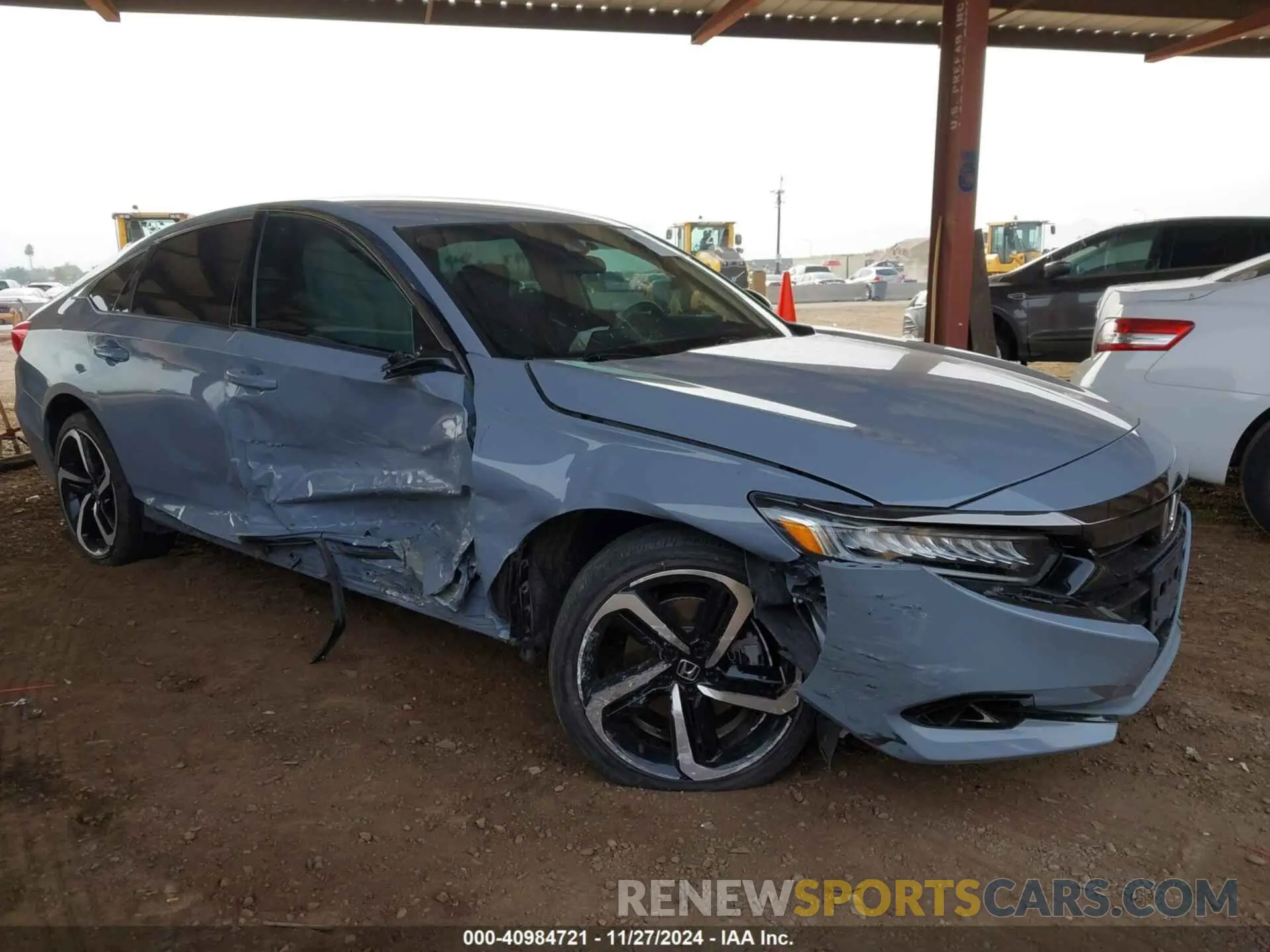 1 Photograph of a damaged car 1HGCV1F32MA107302 HONDA ACCORD 2021
