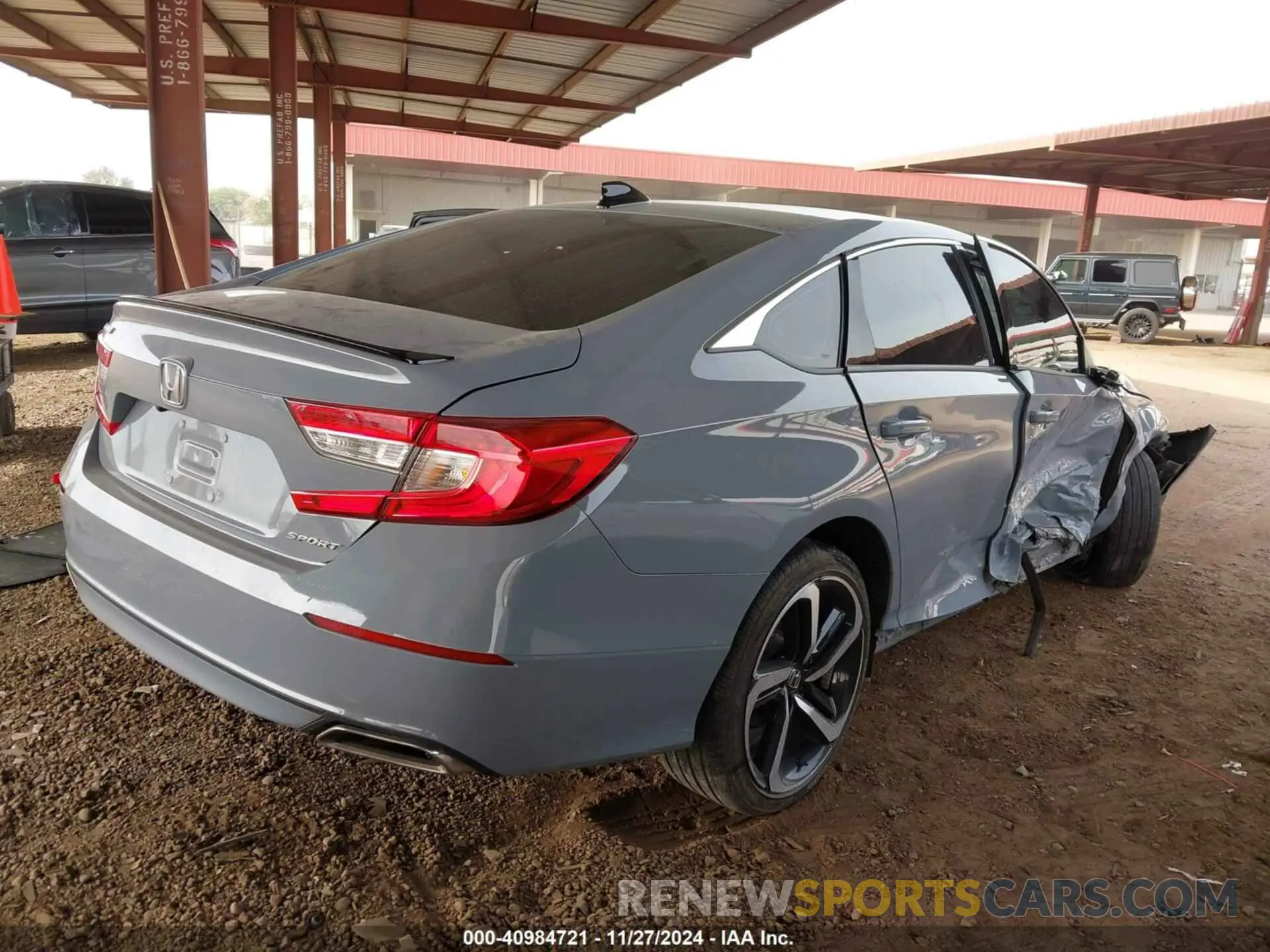 4 Photograph of a damaged car 1HGCV1F32MA107302 HONDA ACCORD 2021