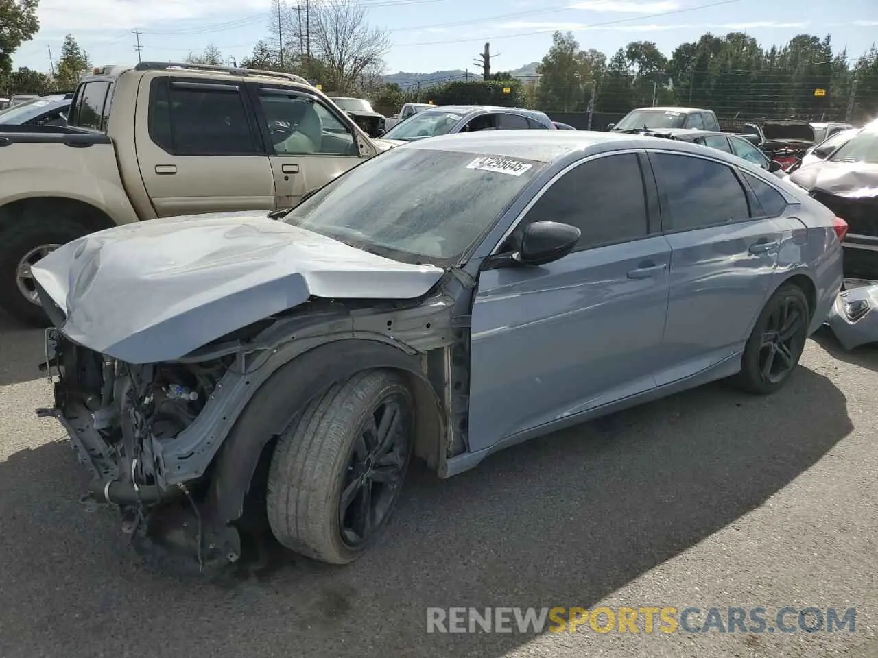 1 Photograph of a damaged car 1HGCV1F32MA111043 HONDA ACCORD 2021