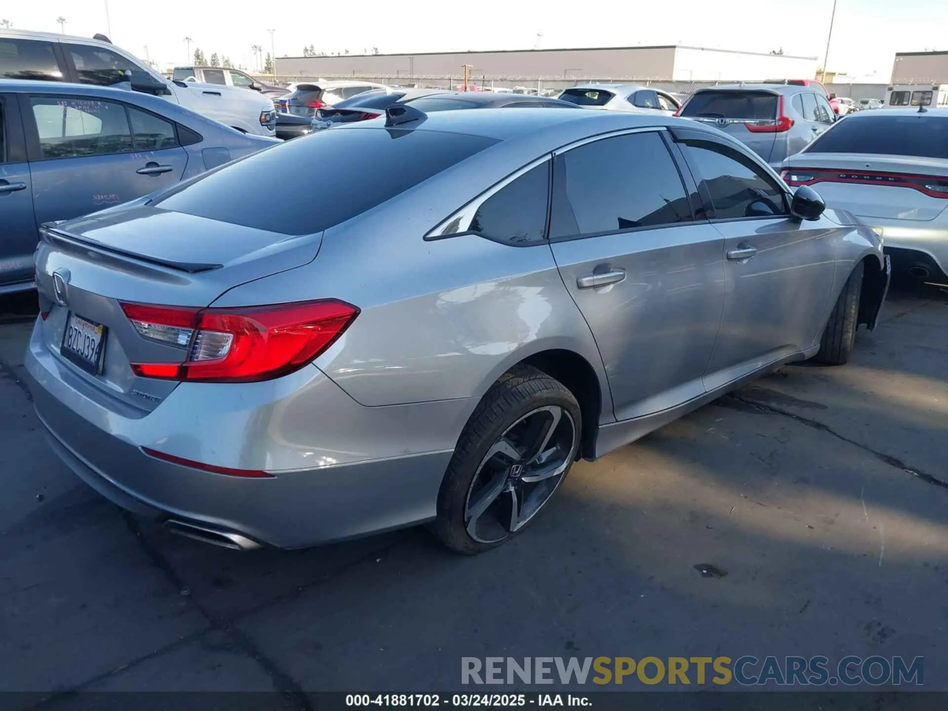 4 Photograph of a damaged car 1HGCV1F32MA122253 HONDA ACCORD 2021