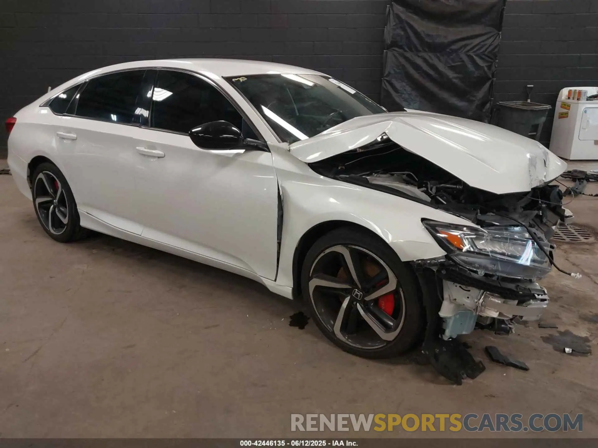 1 Photograph of a damaged car 1HGCV1F33MA031055 HONDA ACCORD 2021