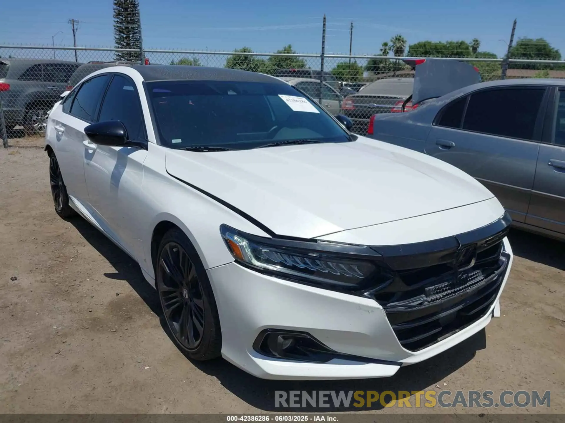 1 Photograph of a damaged car 1HGCV1F33MA047000 HONDA ACCORD 2021