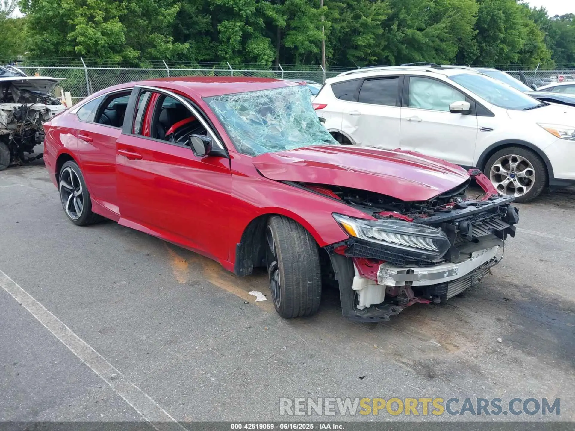 1 Photograph of a damaged car 1HGCV1F33MA082345 HONDA ACCORD 2021