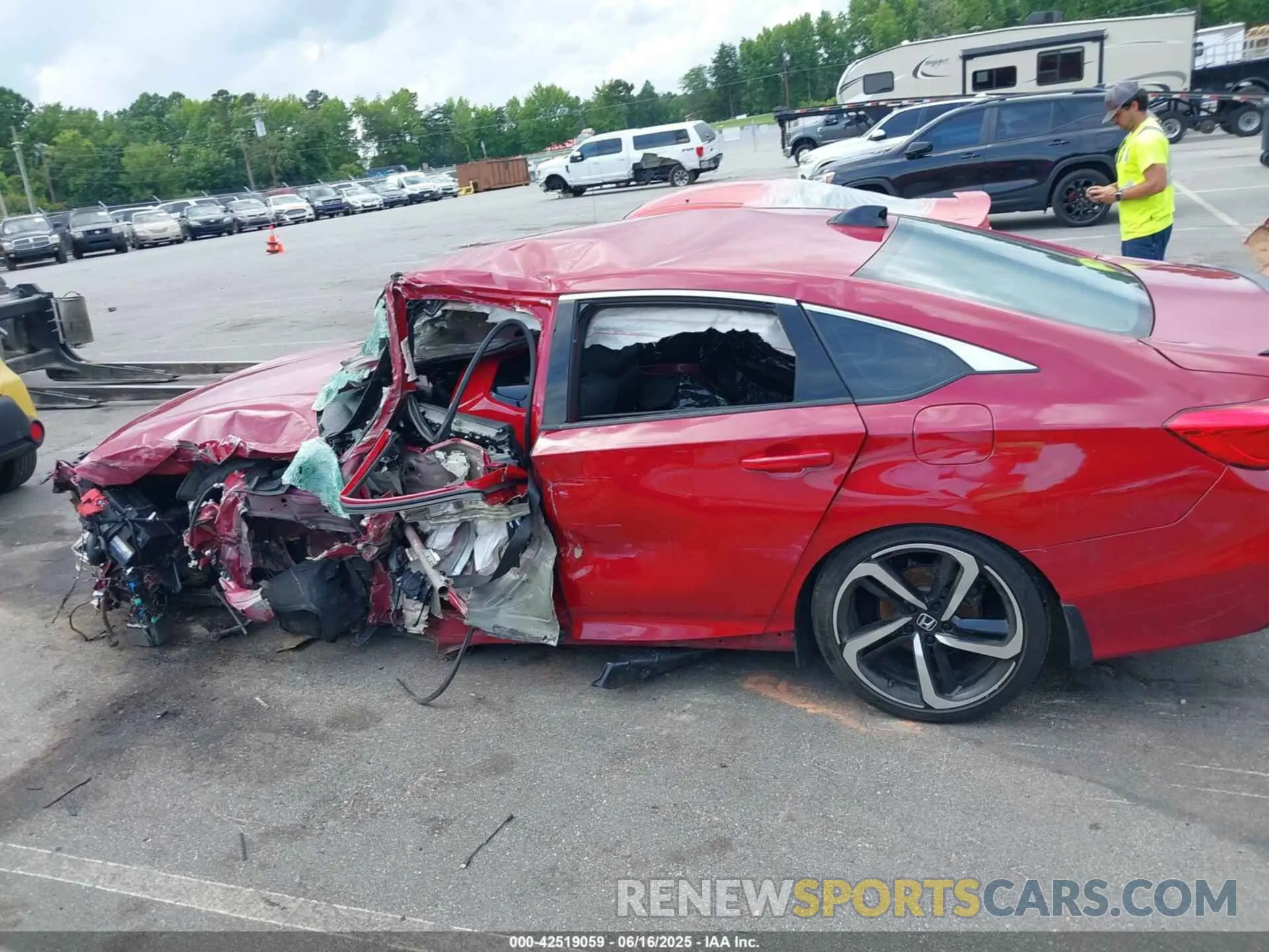 13 Photograph of a damaged car 1HGCV1F33MA082345 HONDA ACCORD 2021