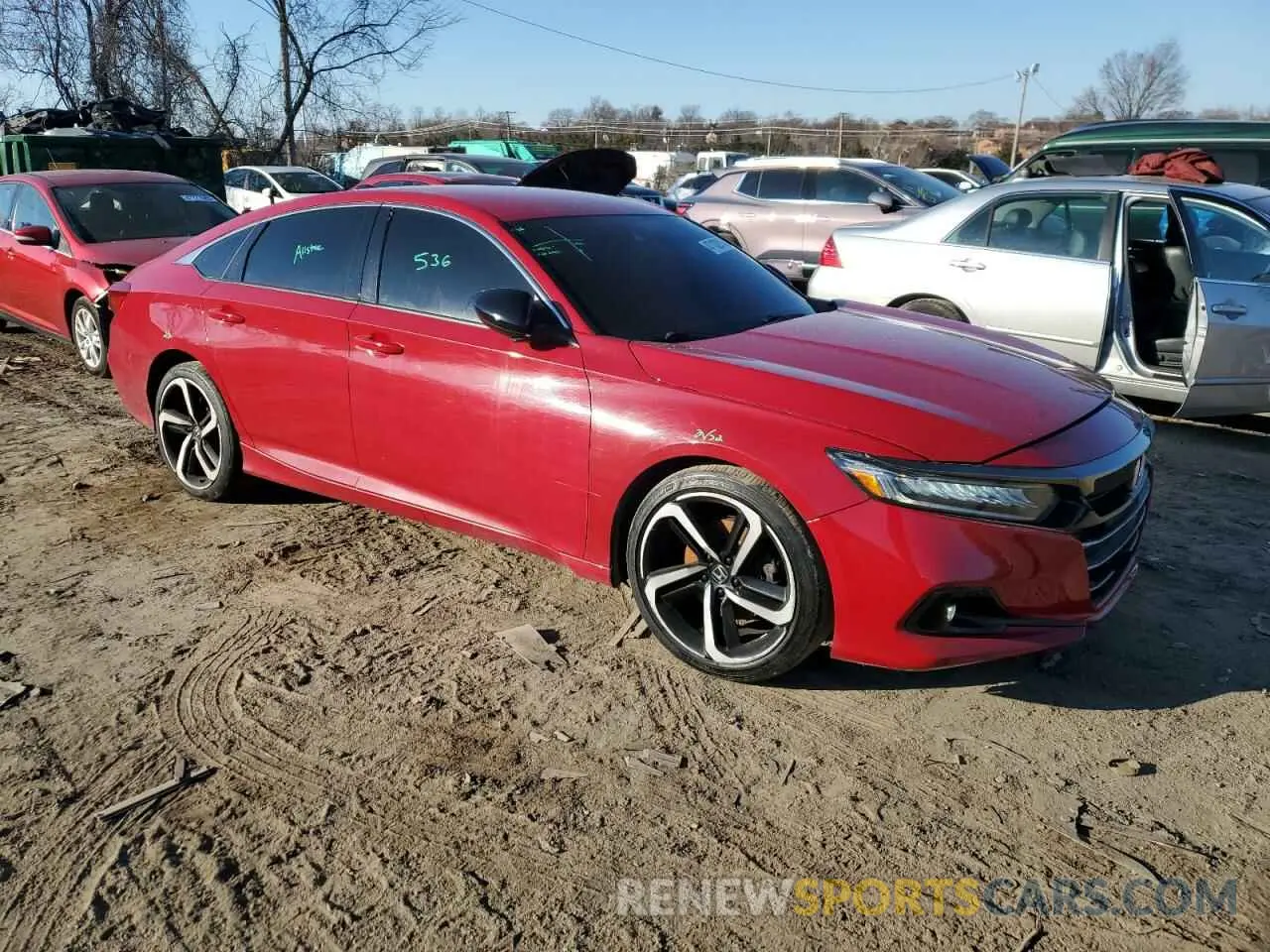 4 Photograph of a damaged car 1HGCV1F33MA082409 HONDA ACCORD 2021